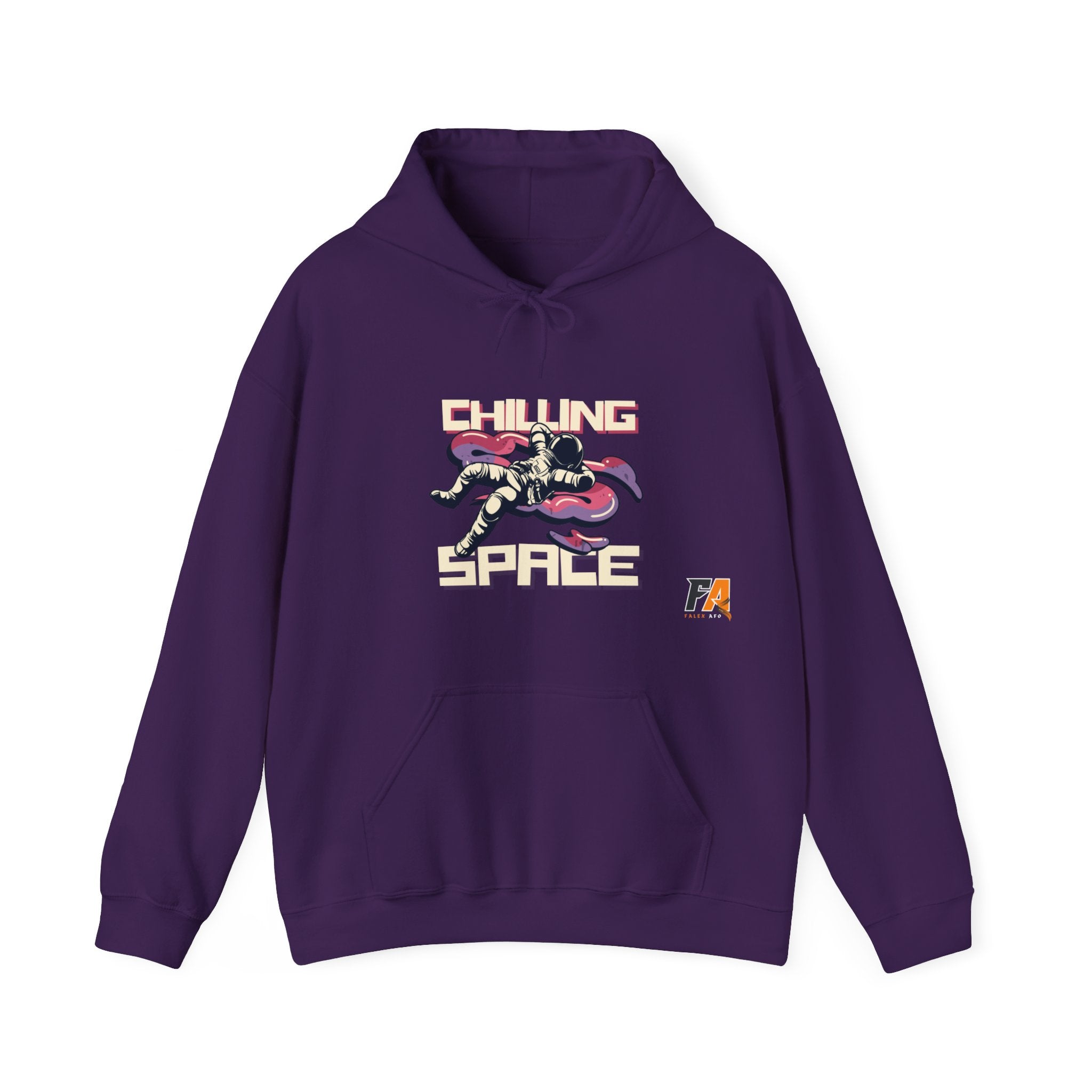 Purpel Pink Galaxy Dark and Trendy Retro Hoodie