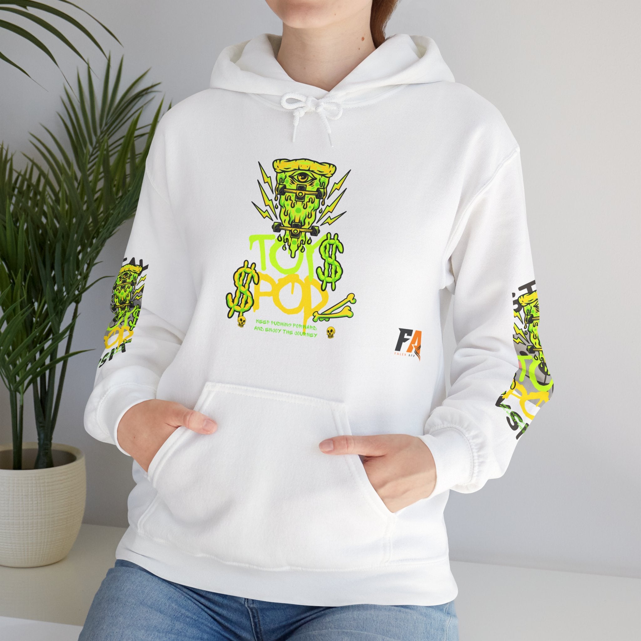 Ocean Wave Hooded Sweatshirt