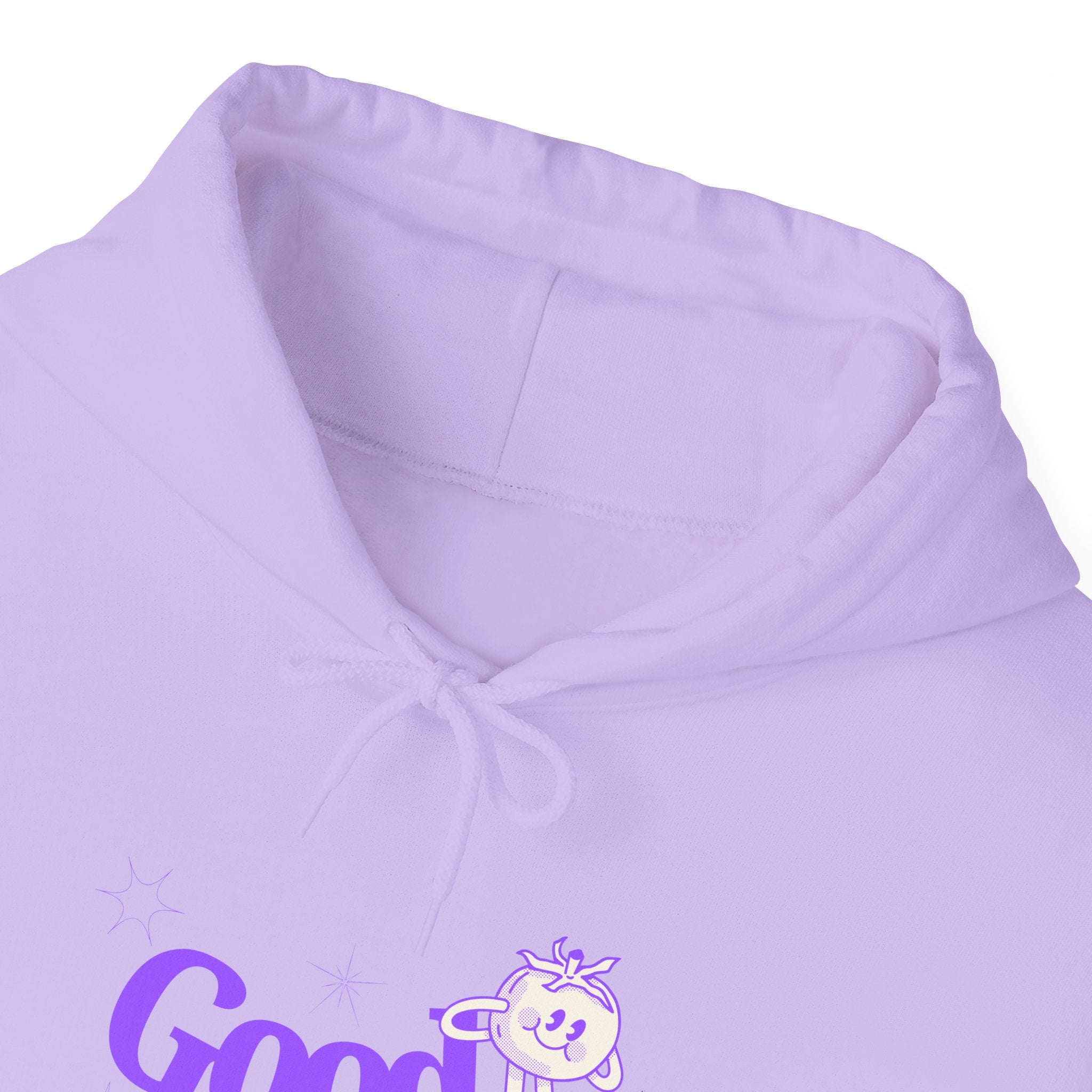 Purple and Orange Cute Dood Vibes Hoodie