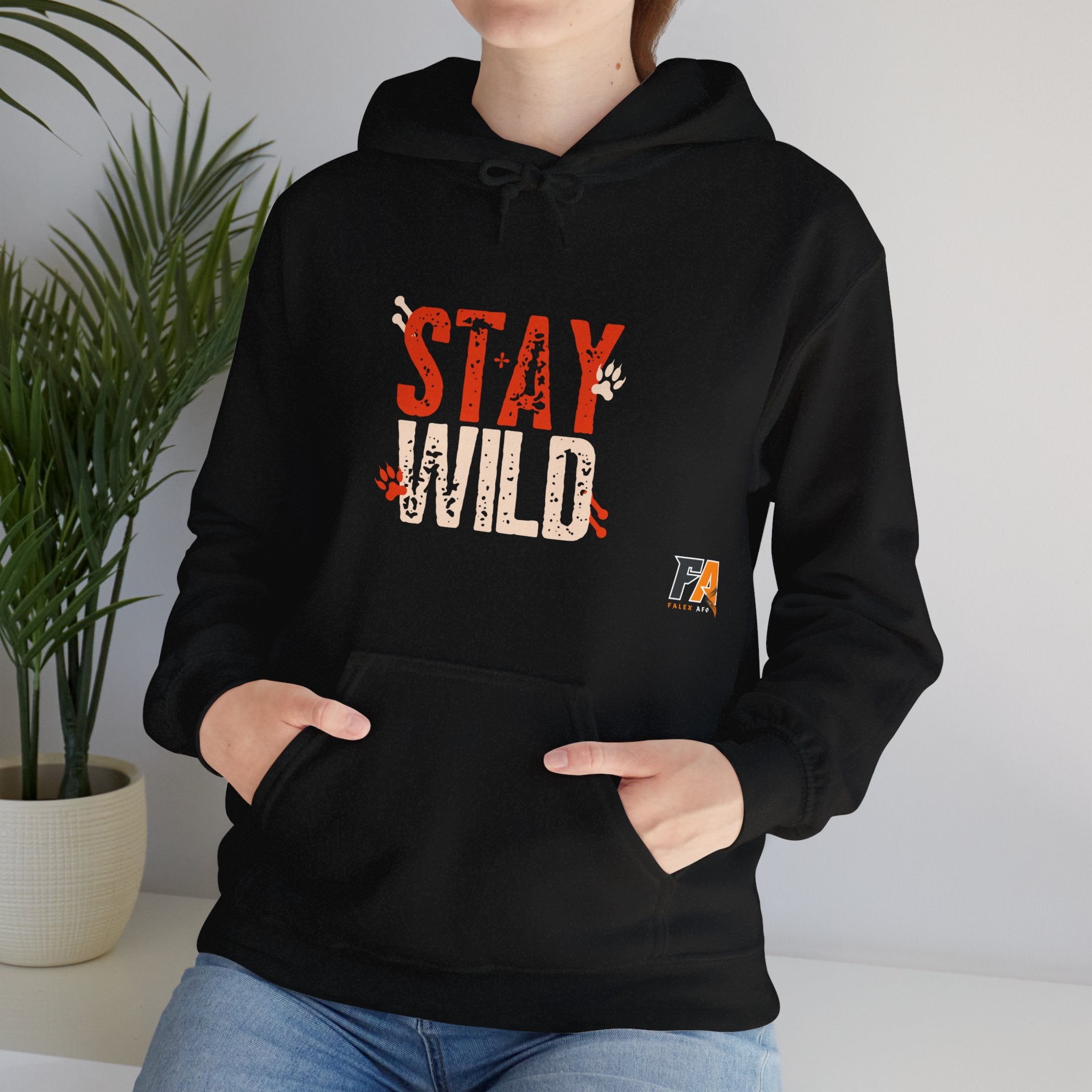 Orange & Cream Bold Stay Wild Hoodie