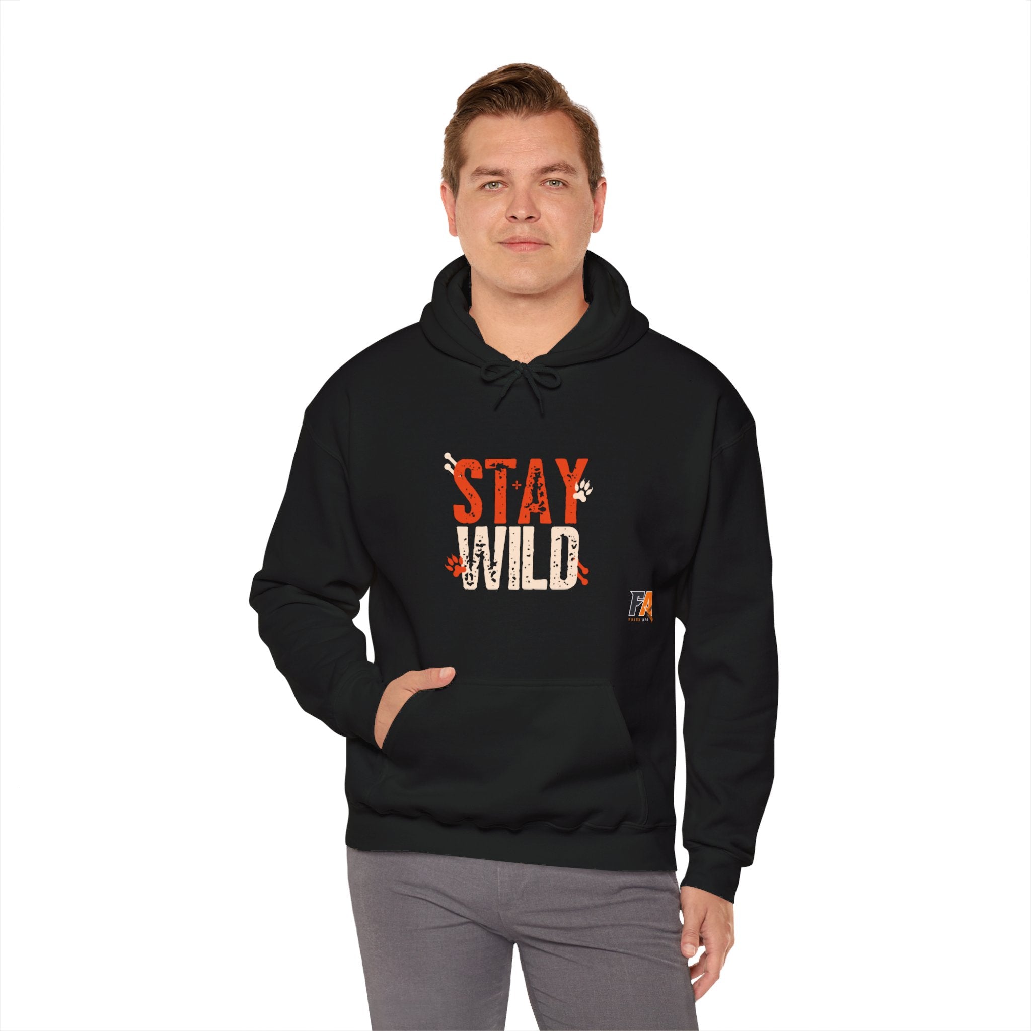 Orange & Cream Bold Stay Wild Hoodie