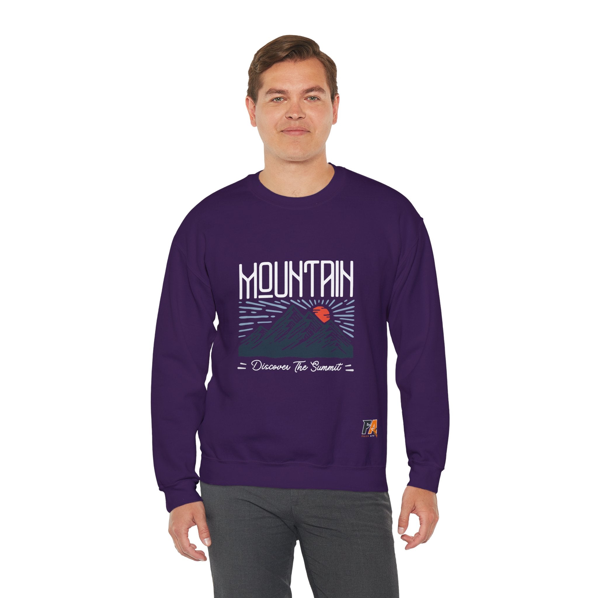 Mountains Geometric Travel Sweatshirt