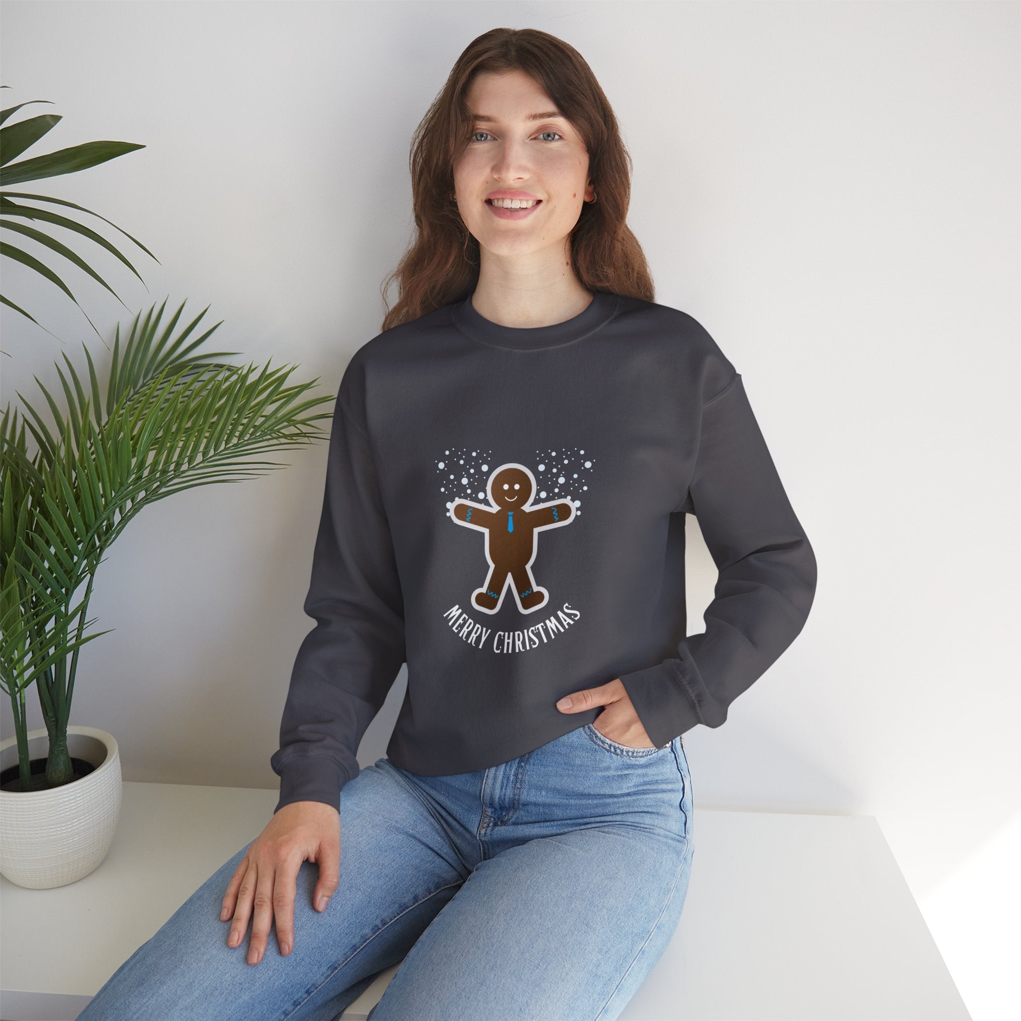 Brown Modern Christmas Sweatshirt