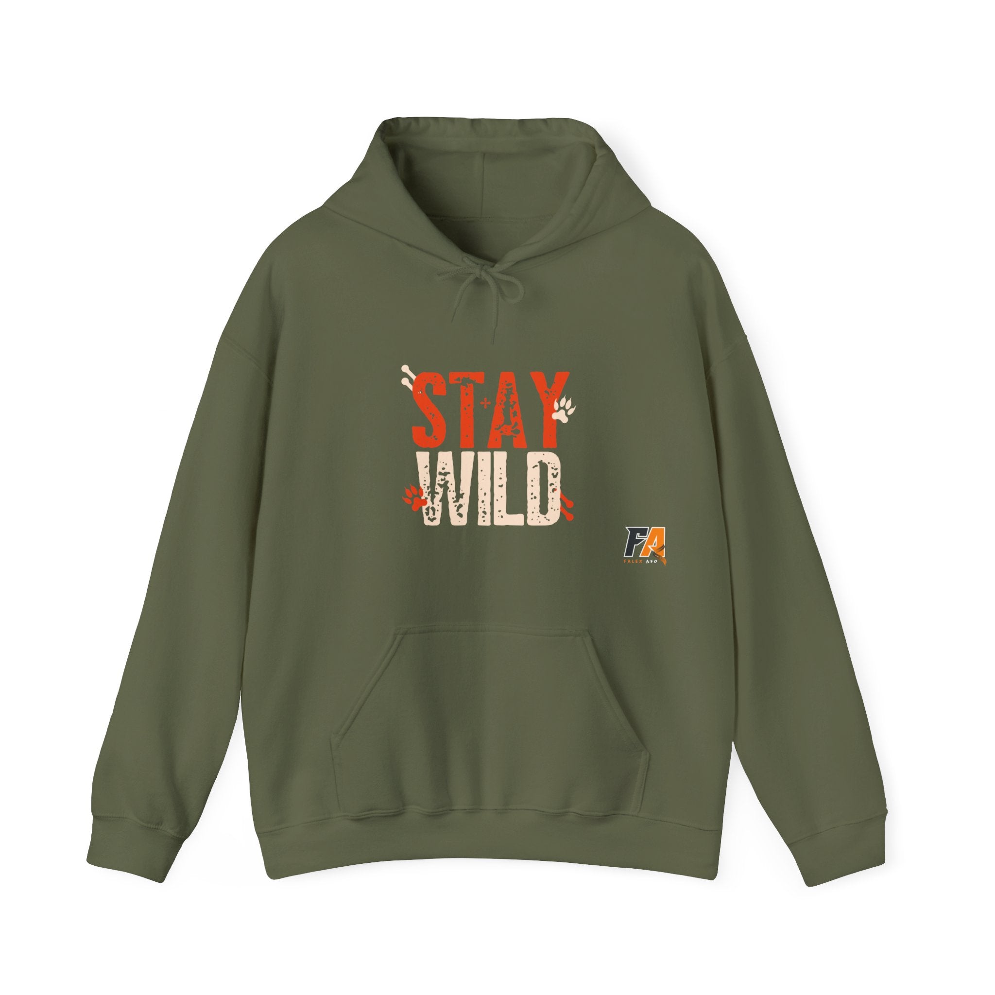 Orange & Cream Bold Stay Wild Hoodie