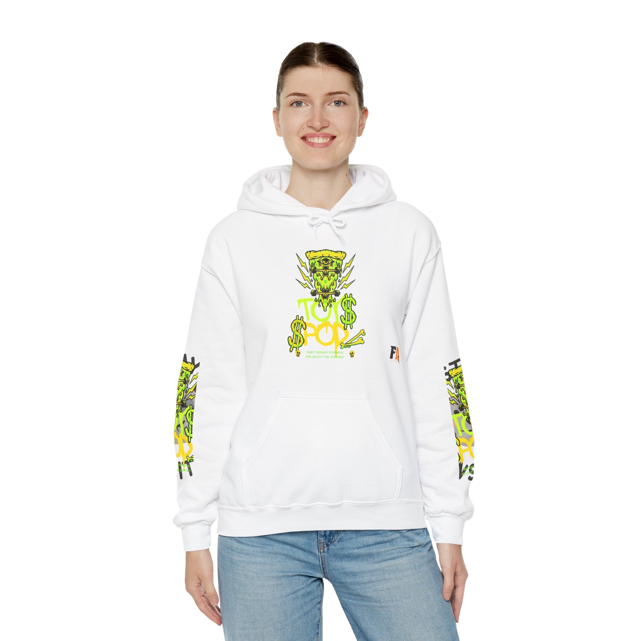 Ocean Wave Hooded Sweatshirt