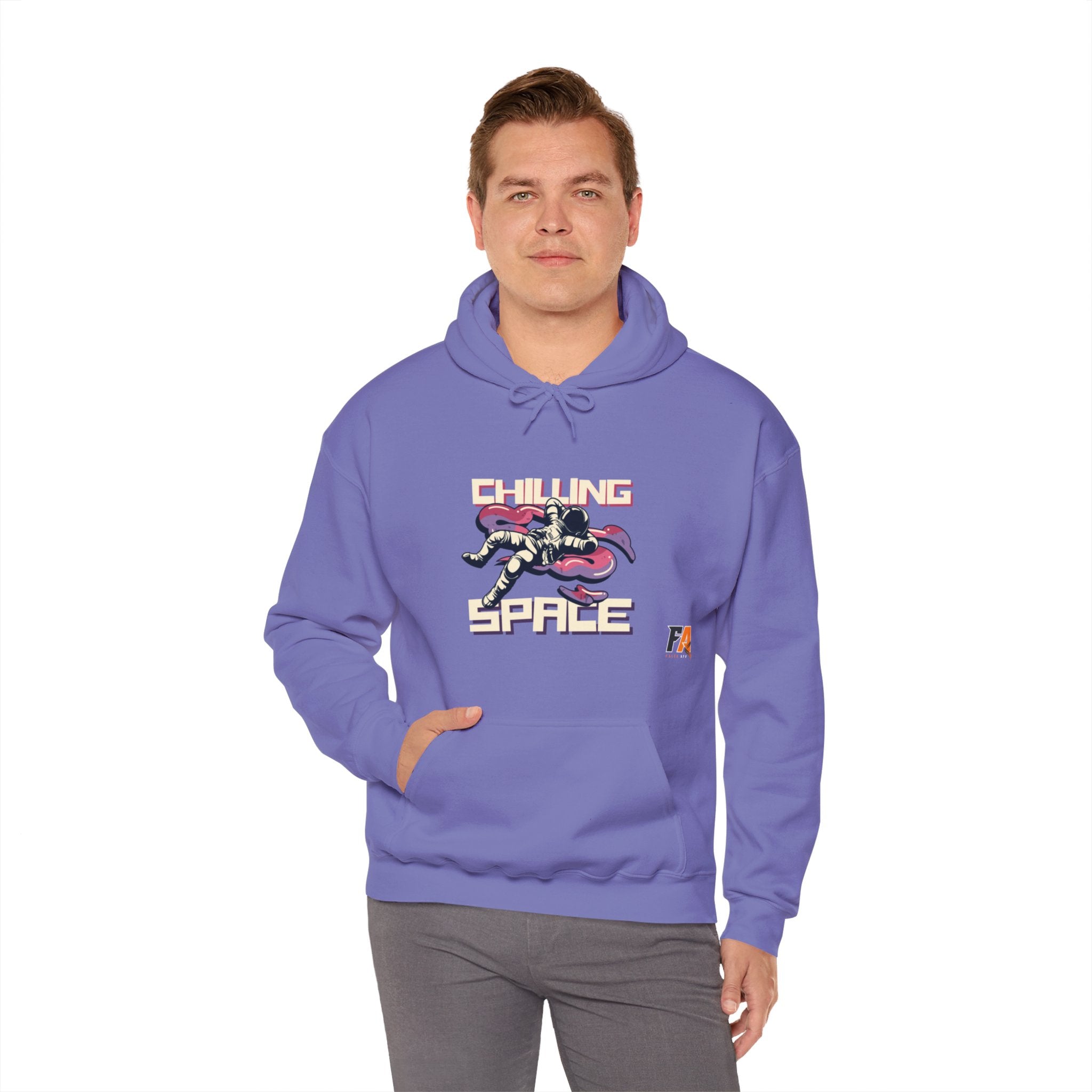 Purpel Pink Galaxy Dark and Trendy Retro Hoodie