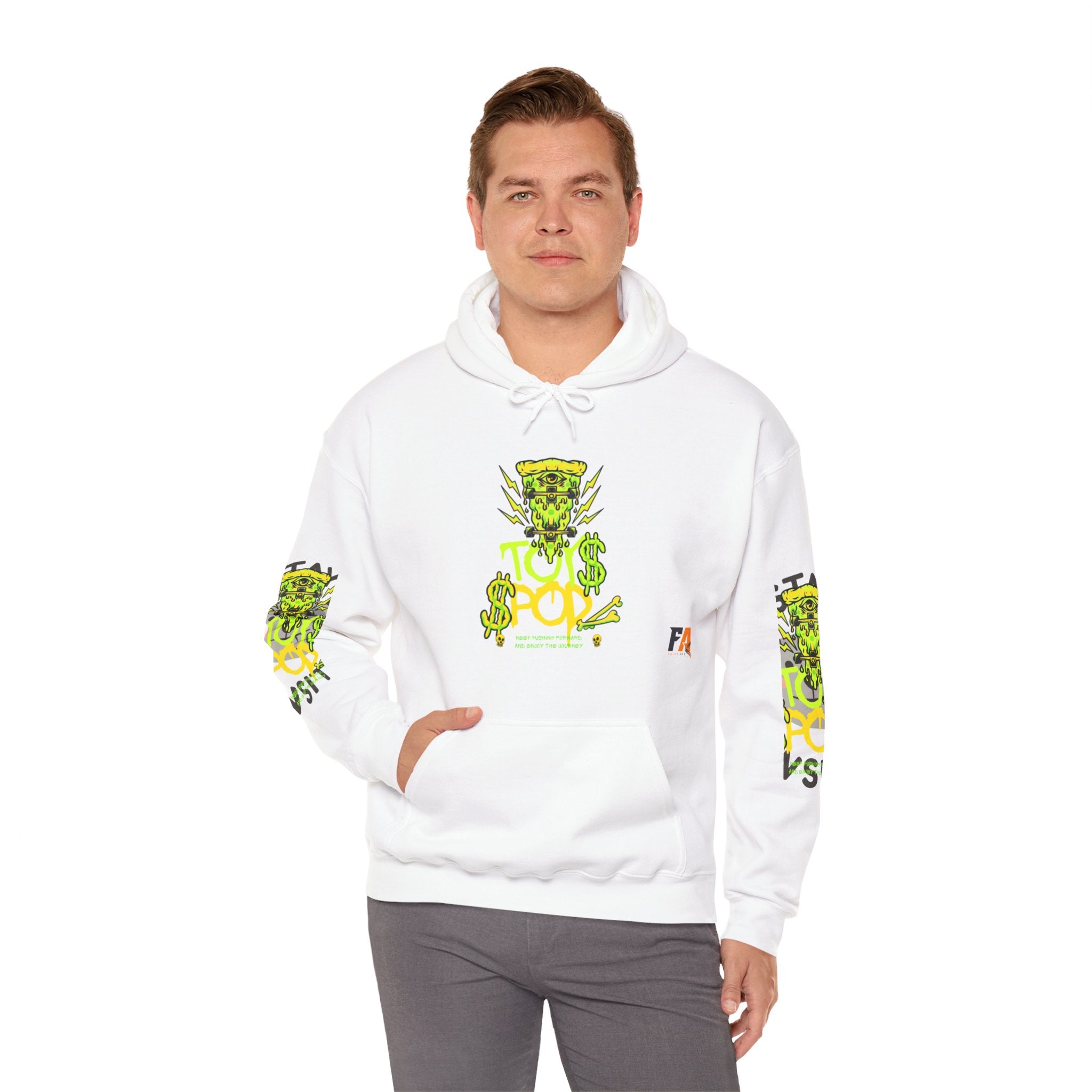 Ocean Wave Hooded Sweatshirt