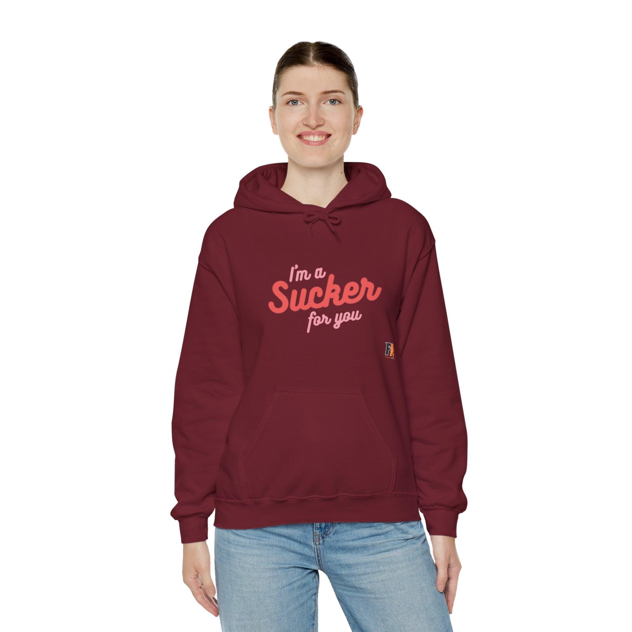 Pink and Red Valentine's Day Quote Hoodie