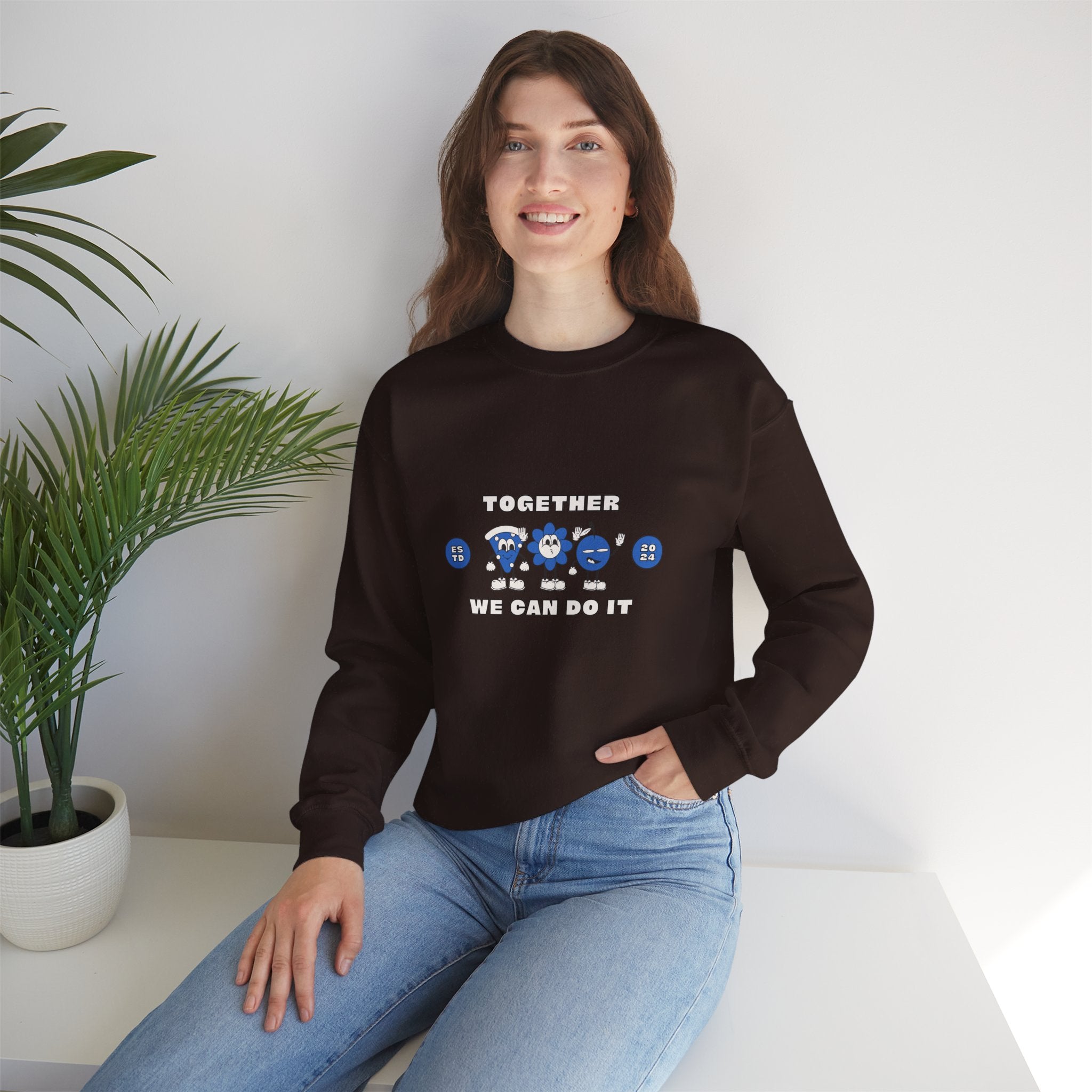 Illustrative Character Sweatshirt