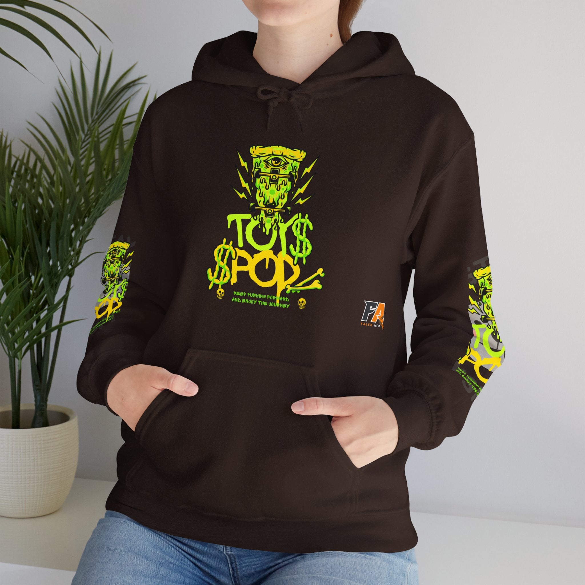 Ocean Wave Hooded Sweatshirt