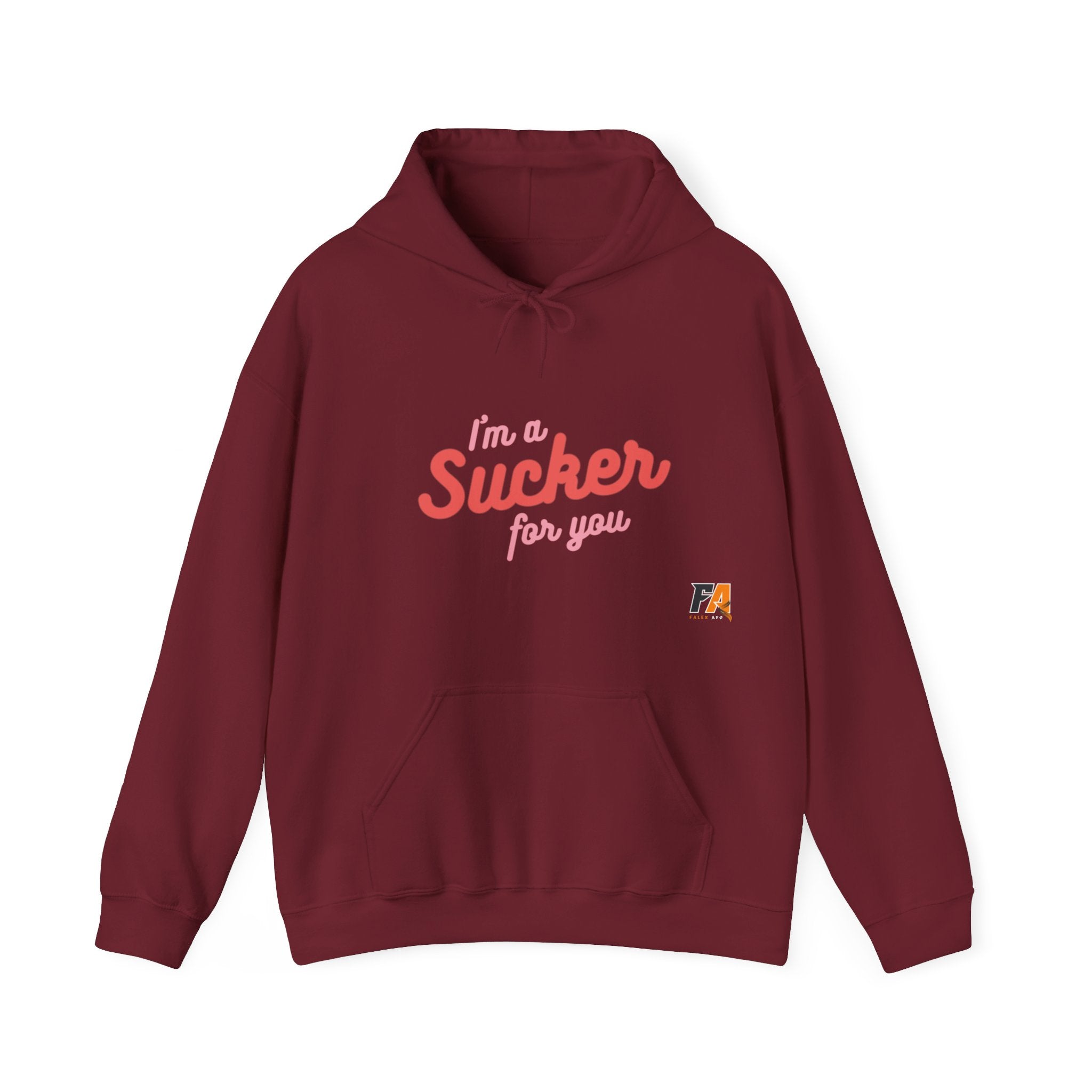 Pink and Red Valentine's Day Quote Hoodie