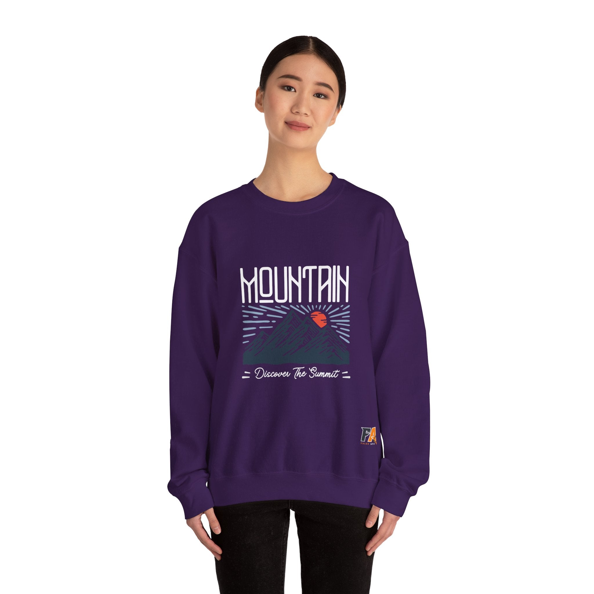 Mountains Geometric Travel Sweatshirt