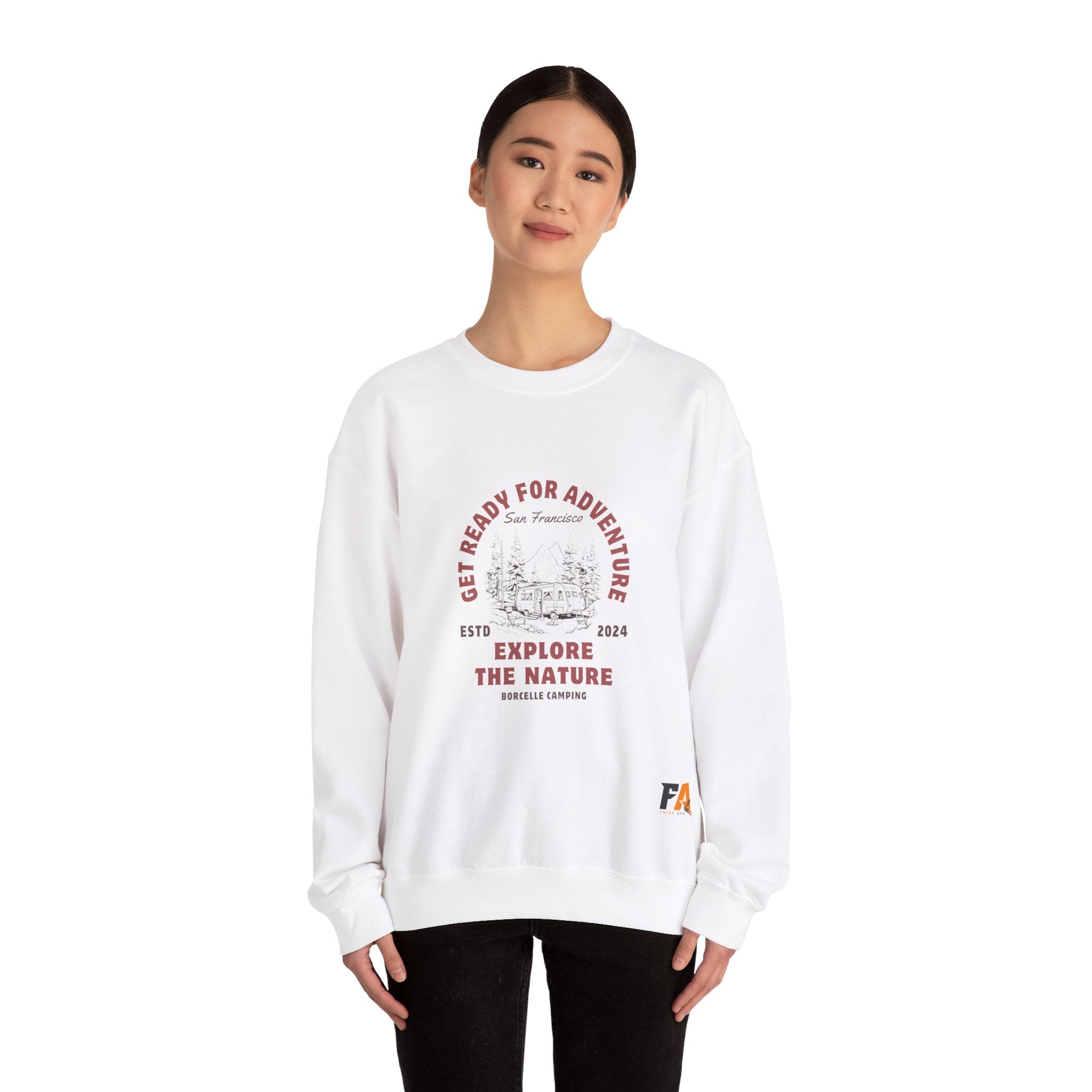 White Simple Quote Sweatshirt