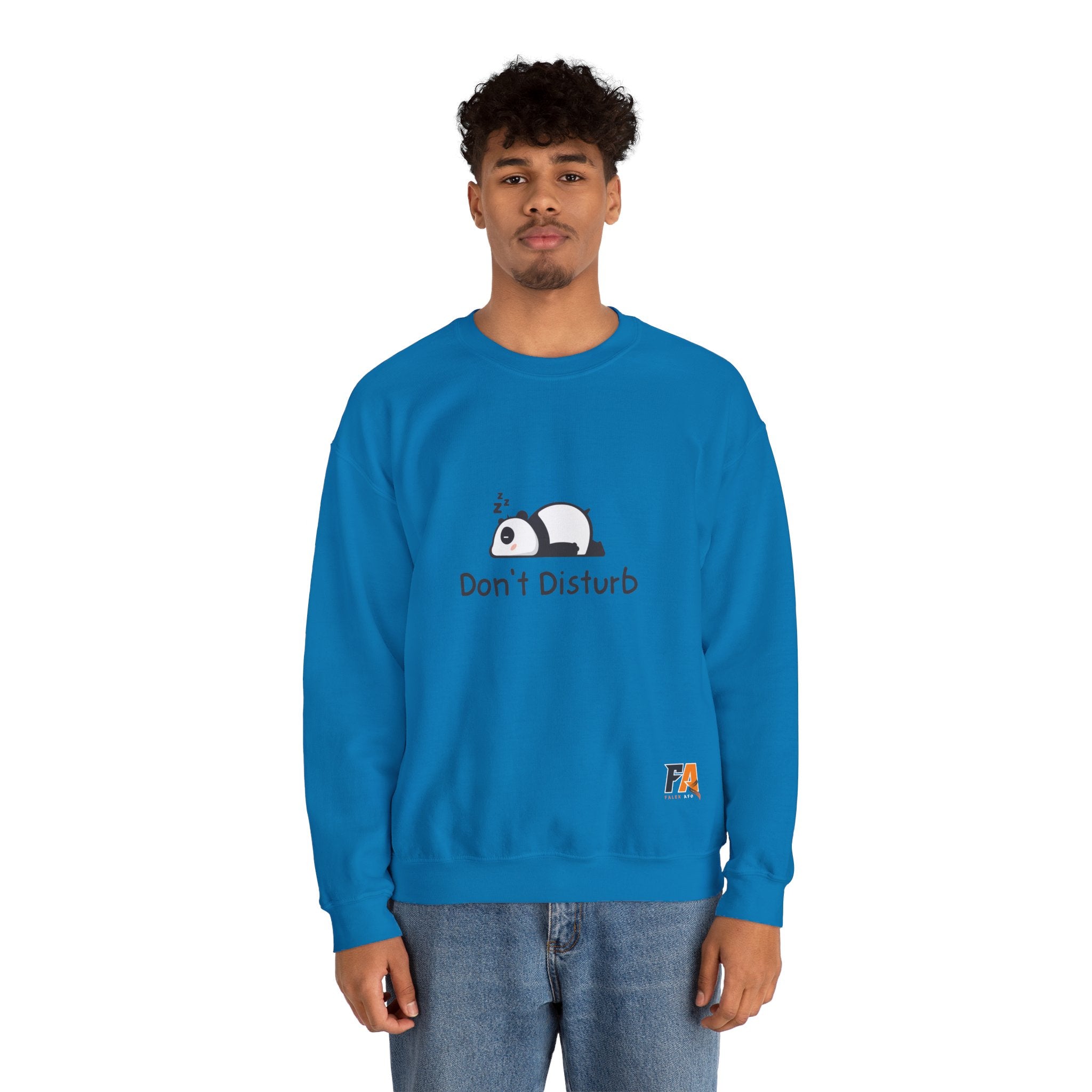 Blue Illustration Surf Day Sweatshirt