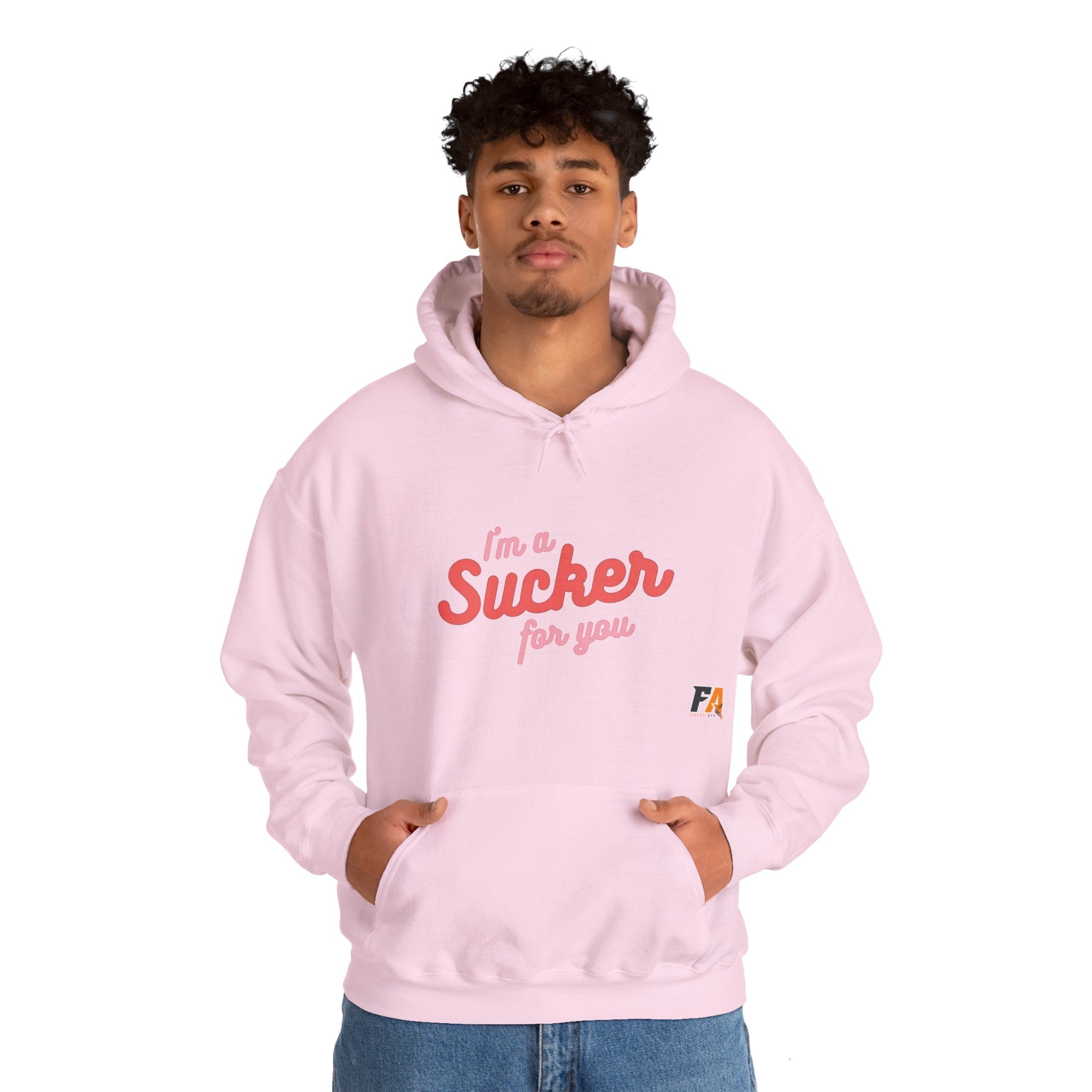 Pink and Red Valentine's Day Quote Hoodie