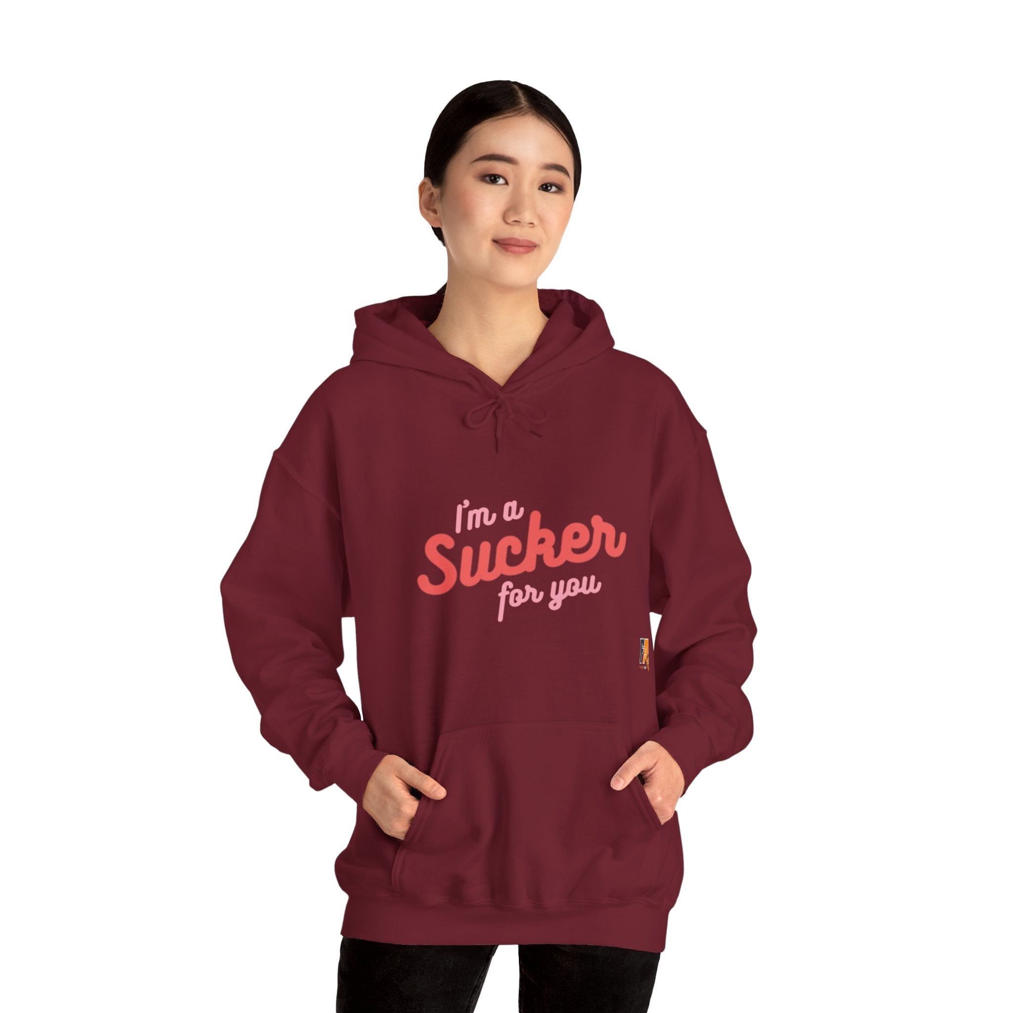 Pink and Red Valentine's Day Quote Hoodie