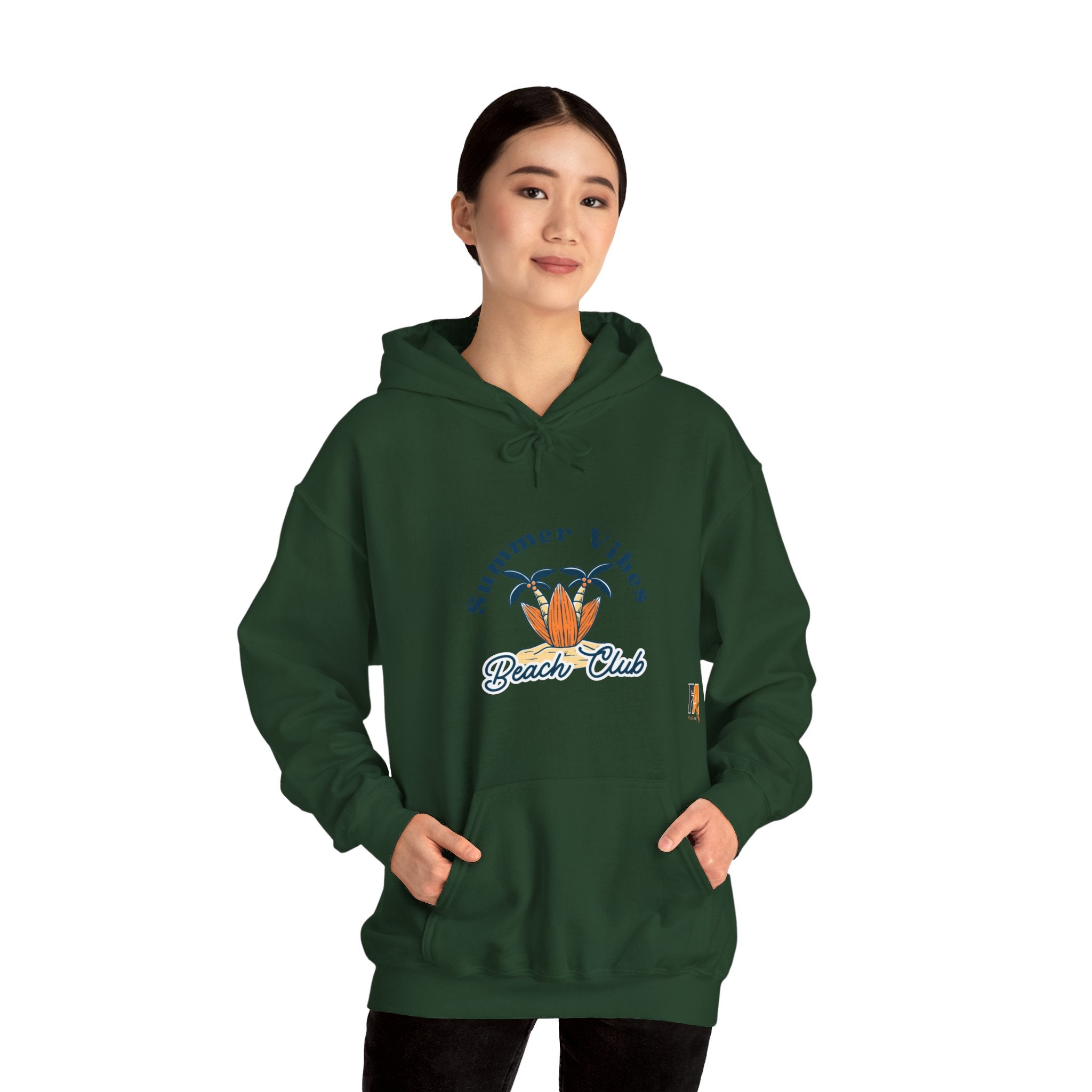 Blue Beach Bold and Edgy Sports Hoodie