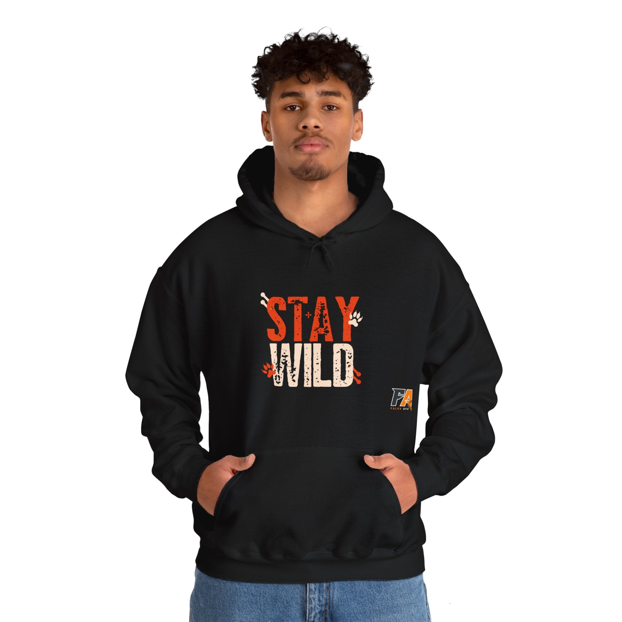 Orange & Cream Bold Stay Wild Hoodie