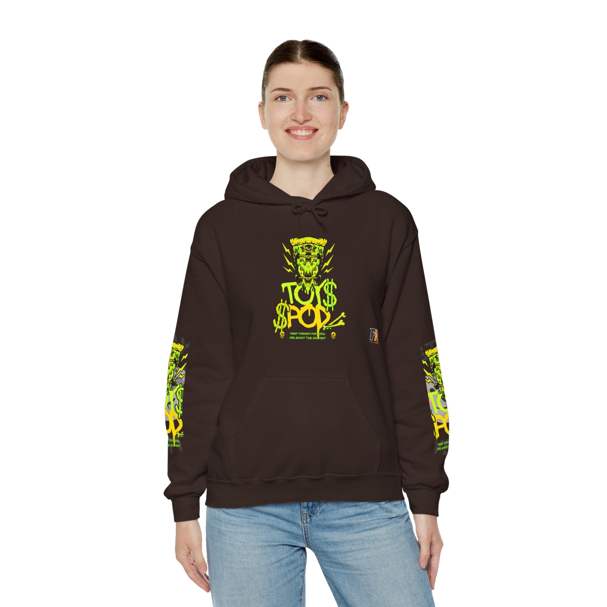 Ocean Wave Hooded Sweatshirt