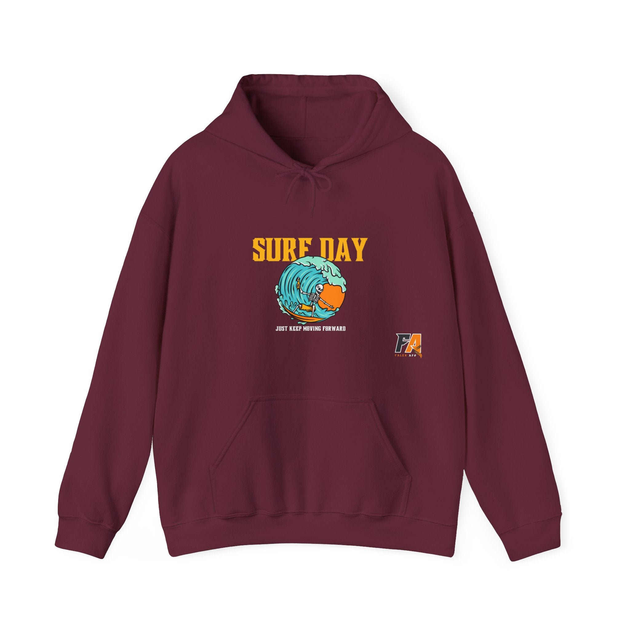 Surf Day Illustration Surf Day Hoodie