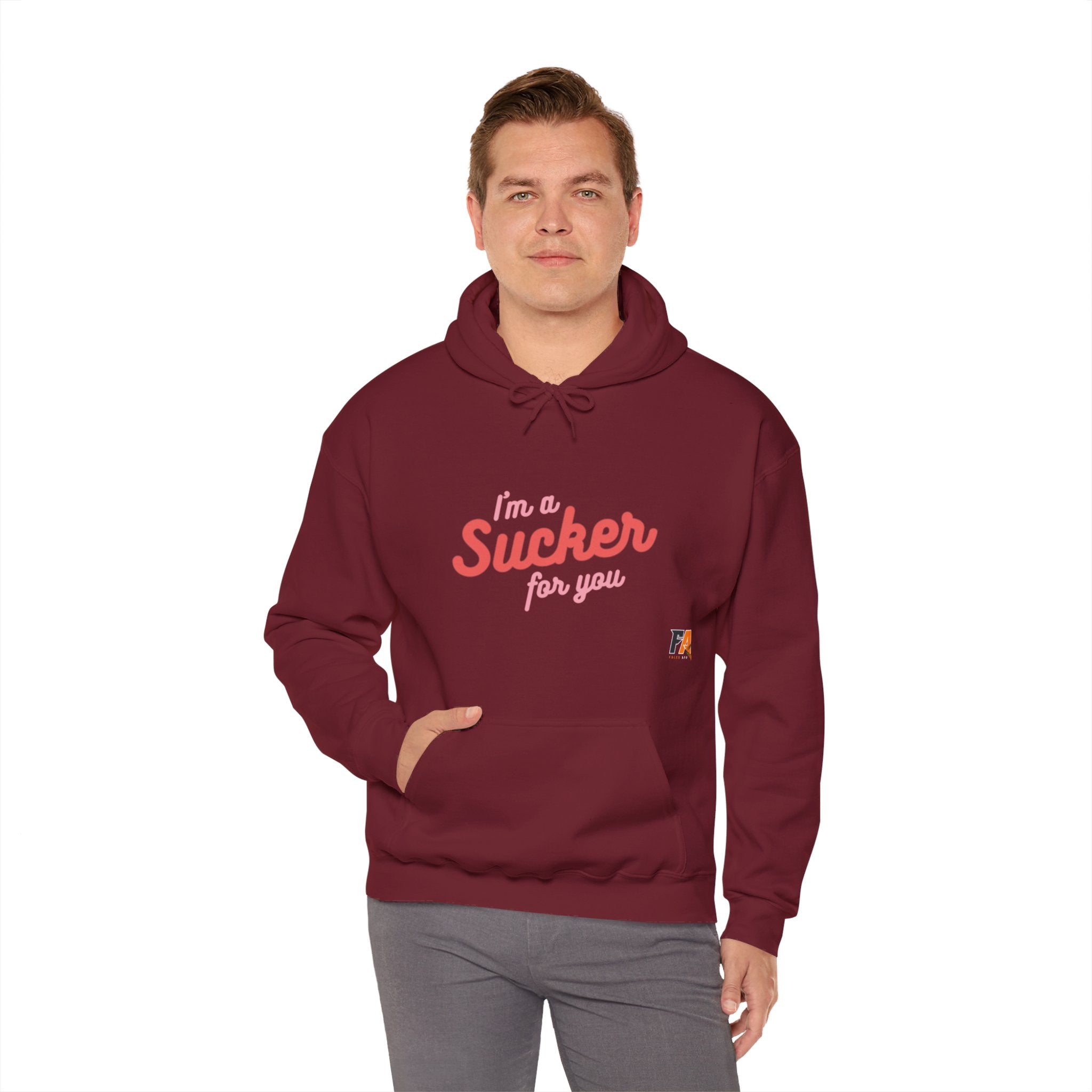 Pink and Red Valentine's Day Quote Hoodie