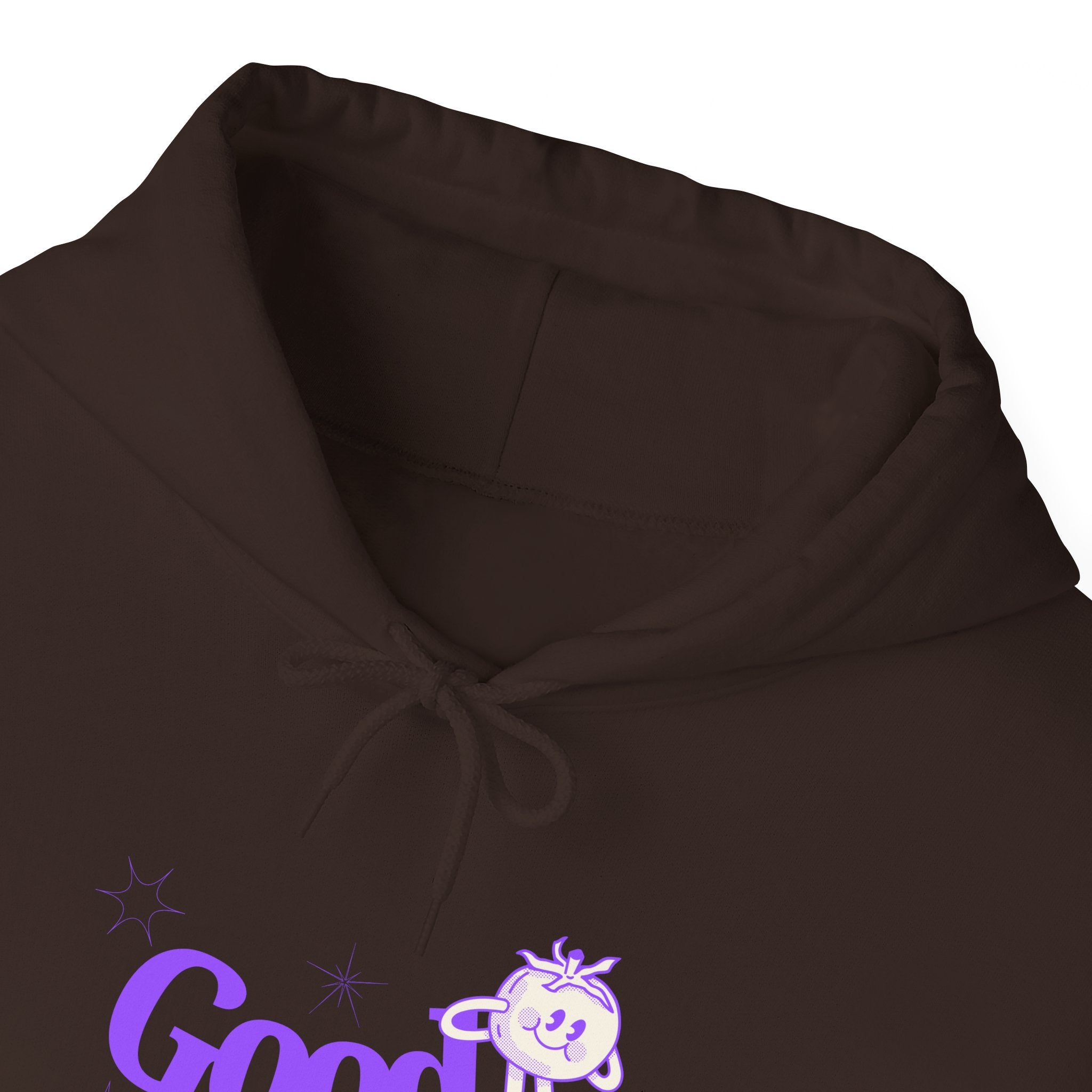 Purple and Orange Cute Dood Vibes Hoodie