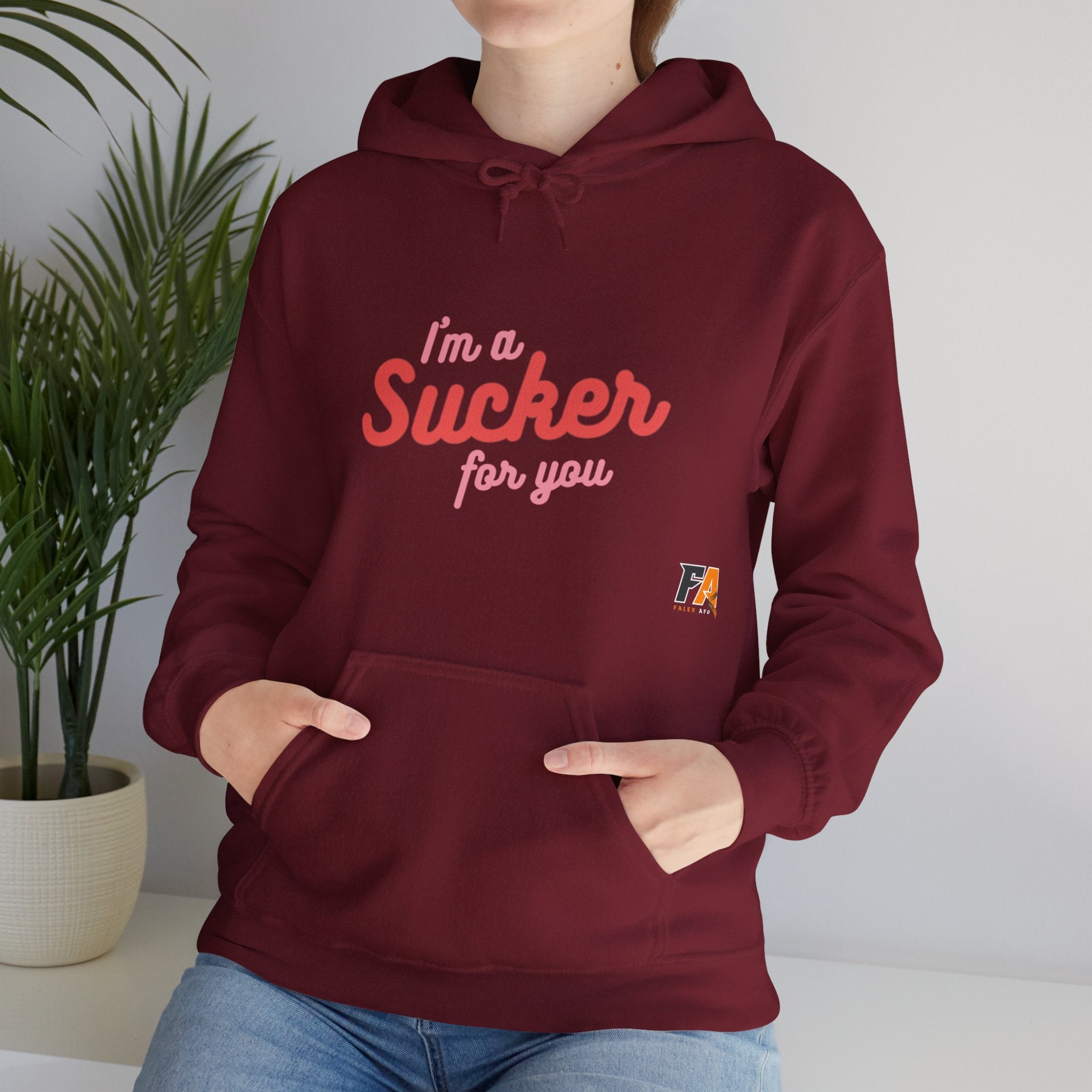 Pink and Red Valentine's Day Quote Hoodie