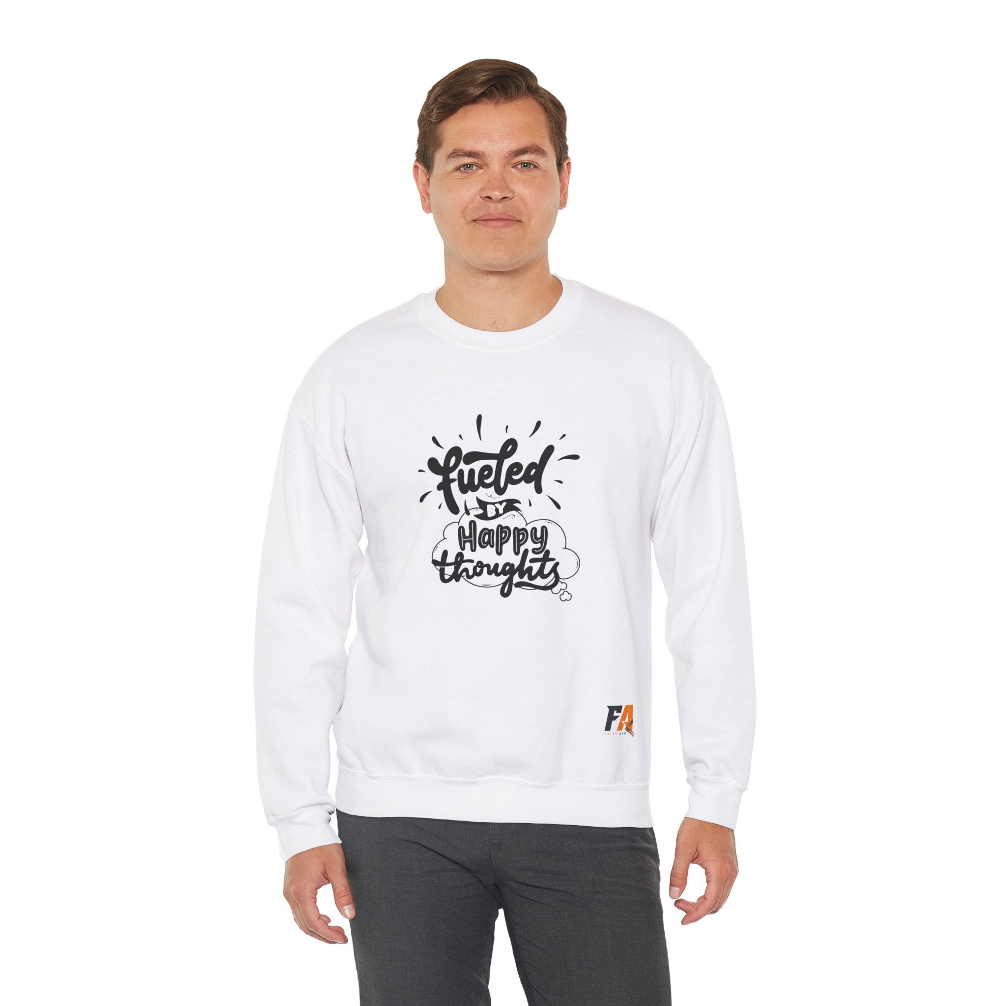 Yellow and White Background Minimalist Typography  Sweatshirt