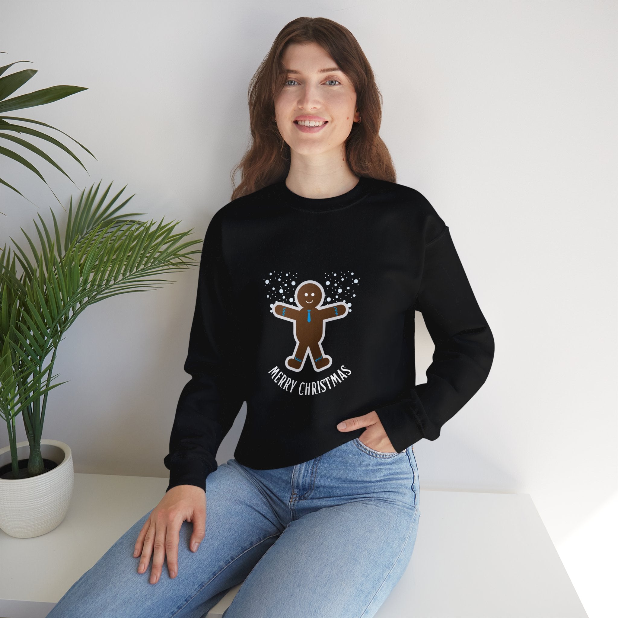 Brown Modern Christmas Sweatshirt