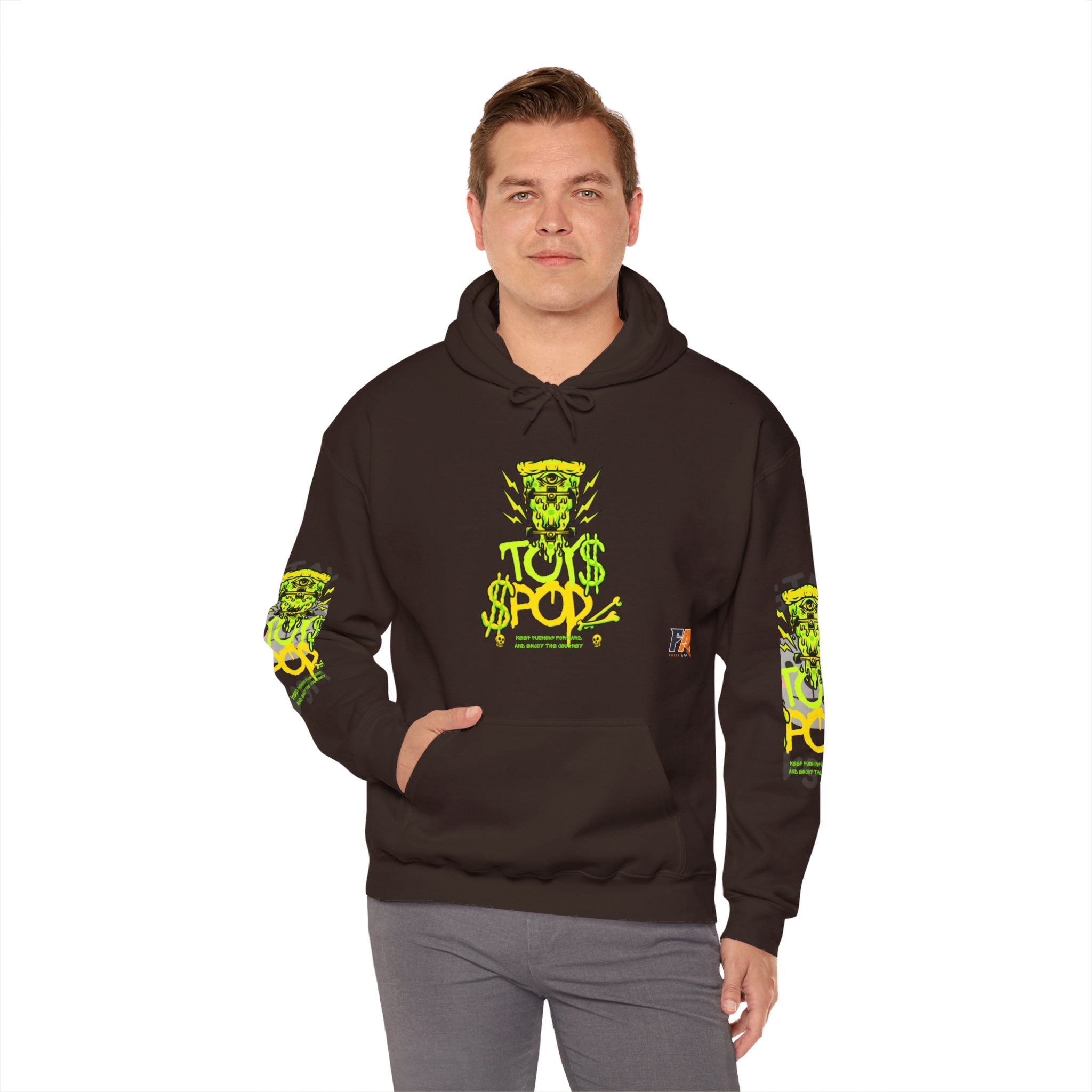 Ocean Wave Hooded Sweatshirt