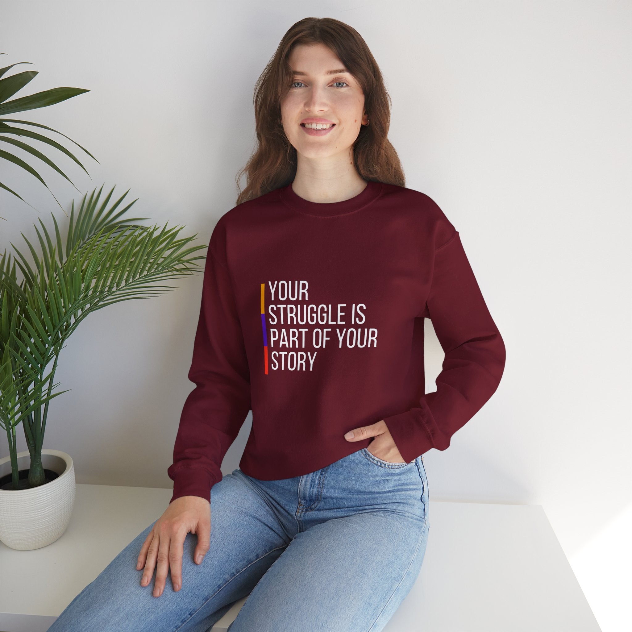 Colorful Modern Motivational Sweatshirt