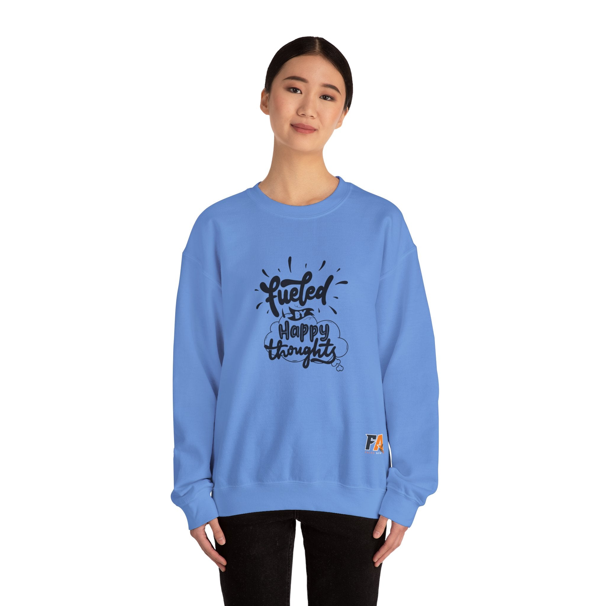 Yellow and White Background Minimalist Typography  Sweatshirt