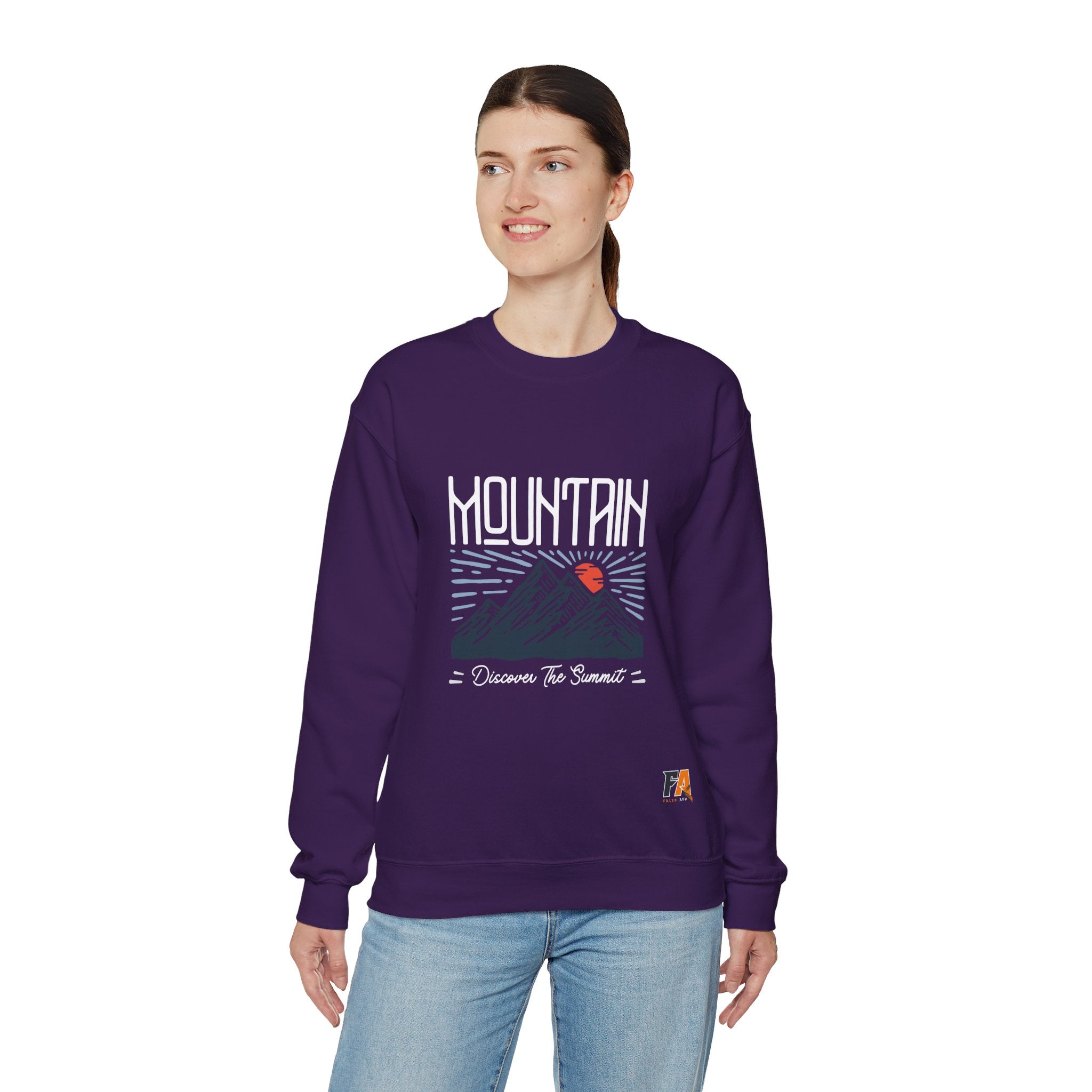 Mountains Geometric Travel Sweatshirt