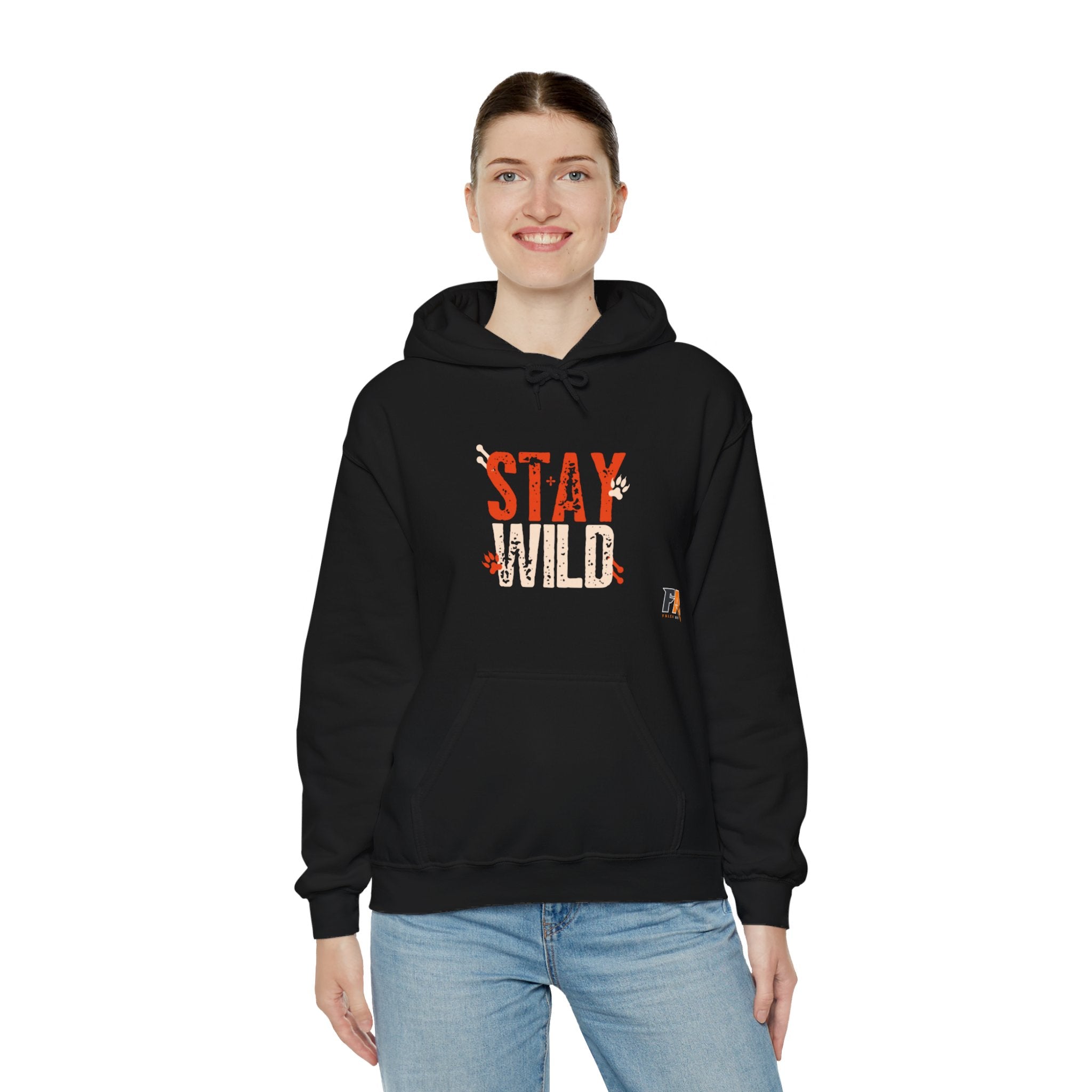 Orange & Cream Bold Stay Wild Hoodie