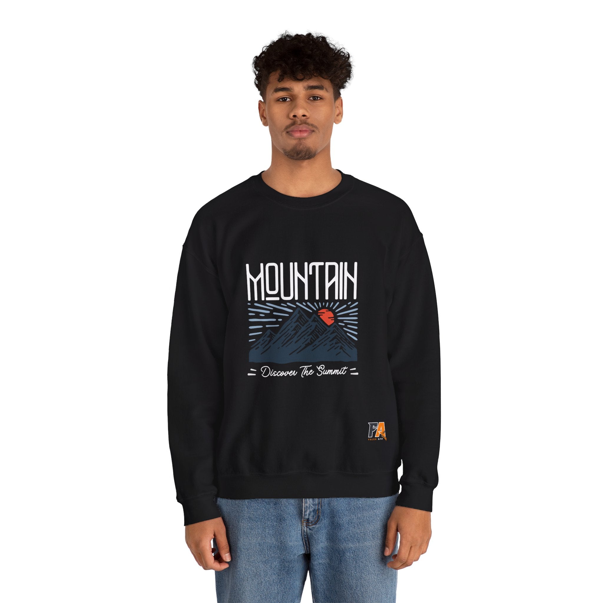 Mountains Geometric Travel Sweatshirt