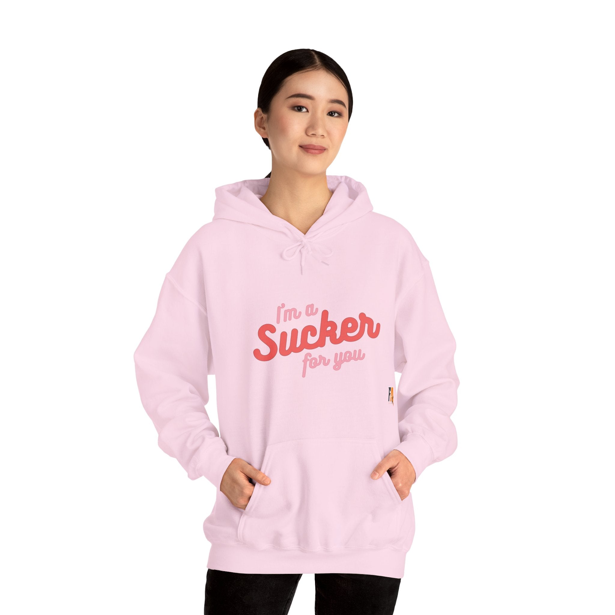 Pink and Red Valentine's Day Quote Hoodie