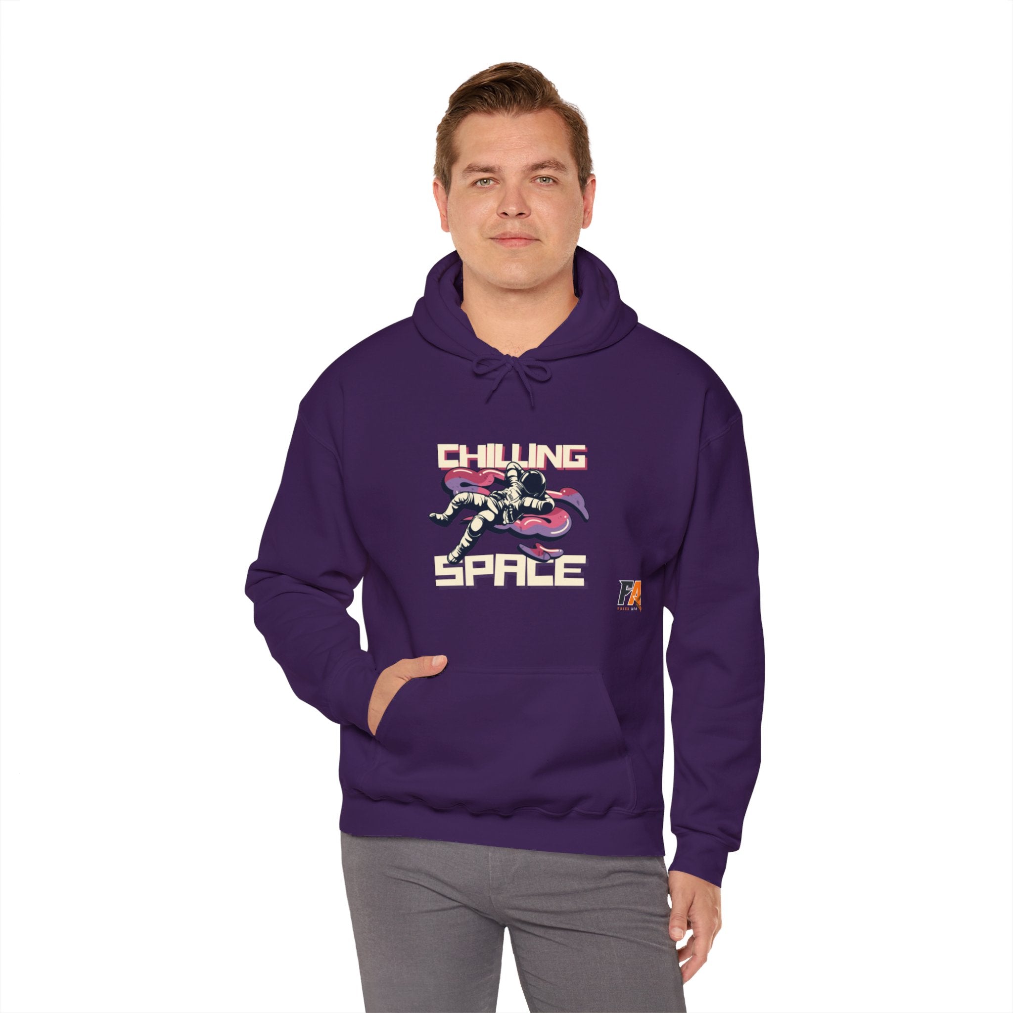 Purpel Pink Galaxy Dark and Trendy Retro Hoodie