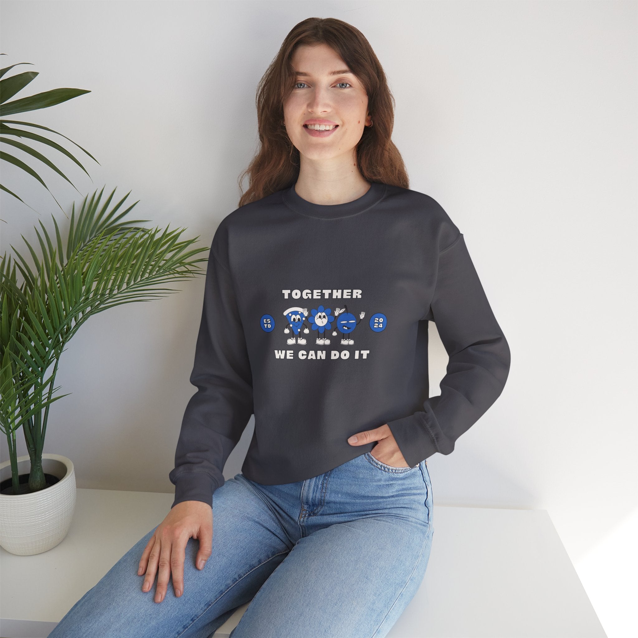 Illustrative Character Sweatshirt