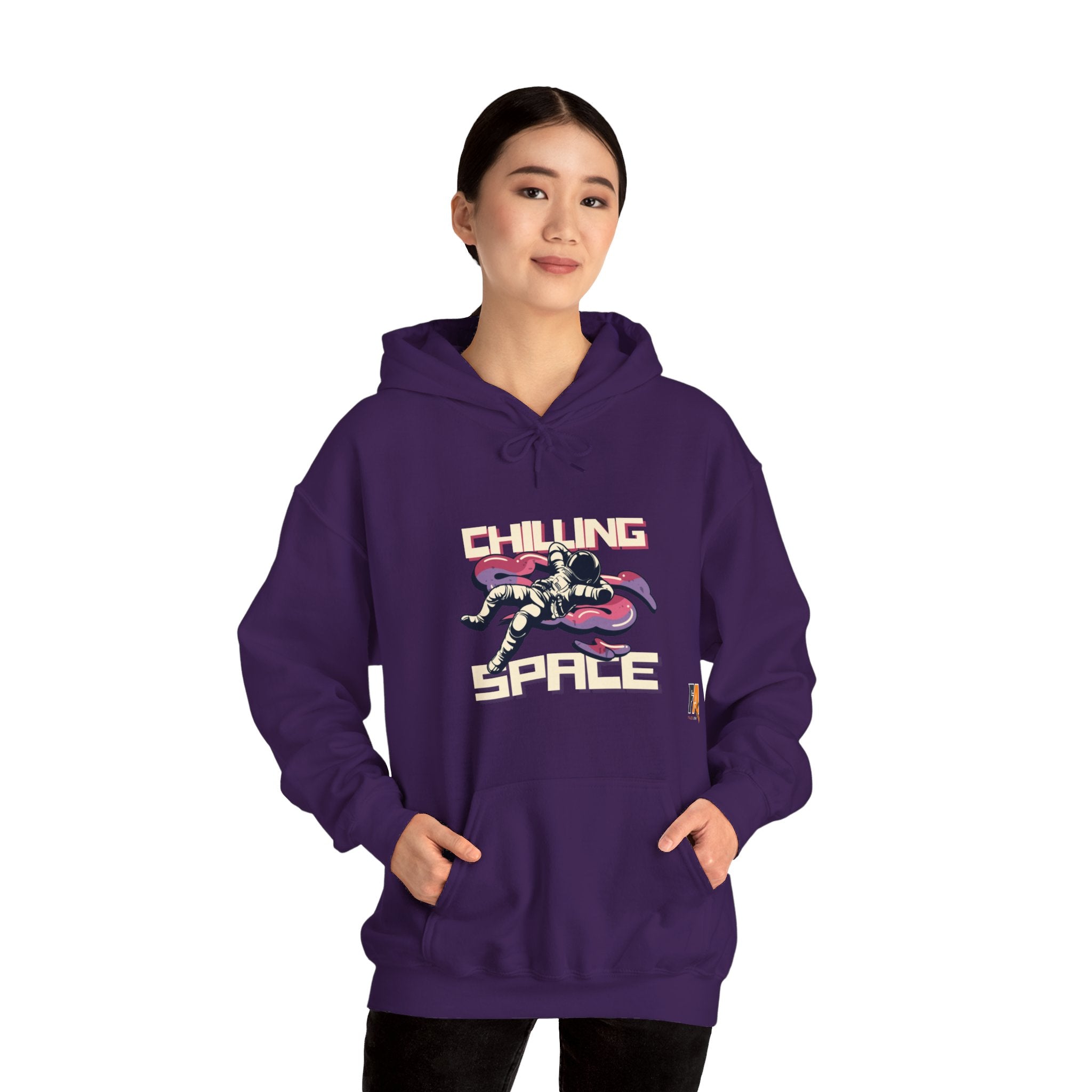 Purpel Pink Galaxy Dark and Trendy Retro Hoodie