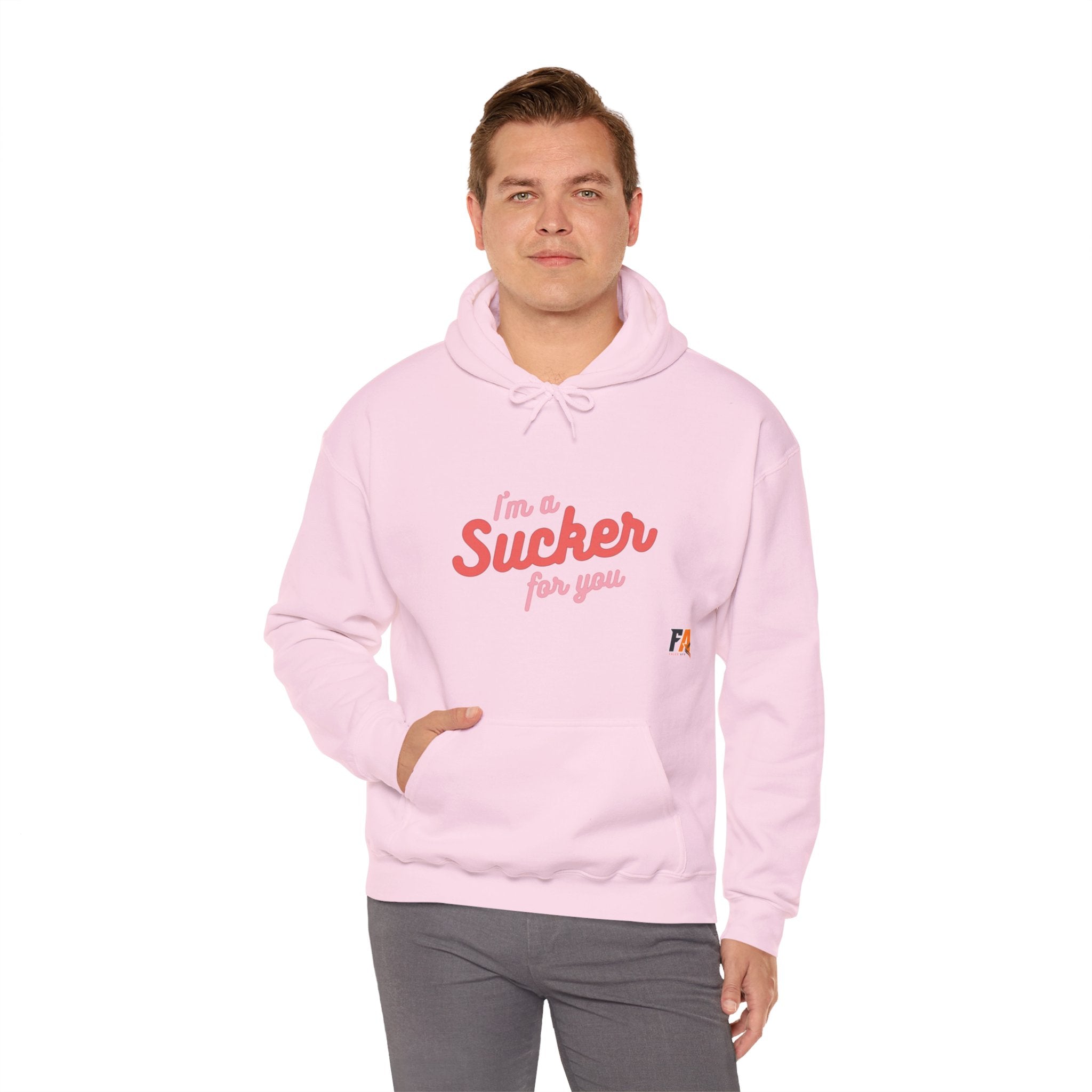 Pink and Red Valentine's Day Quote Hoodie