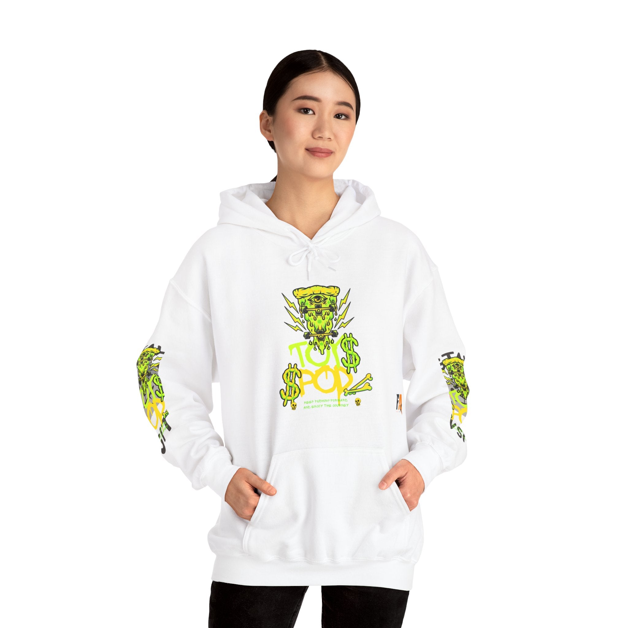 Ocean Wave Hooded Sweatshirt