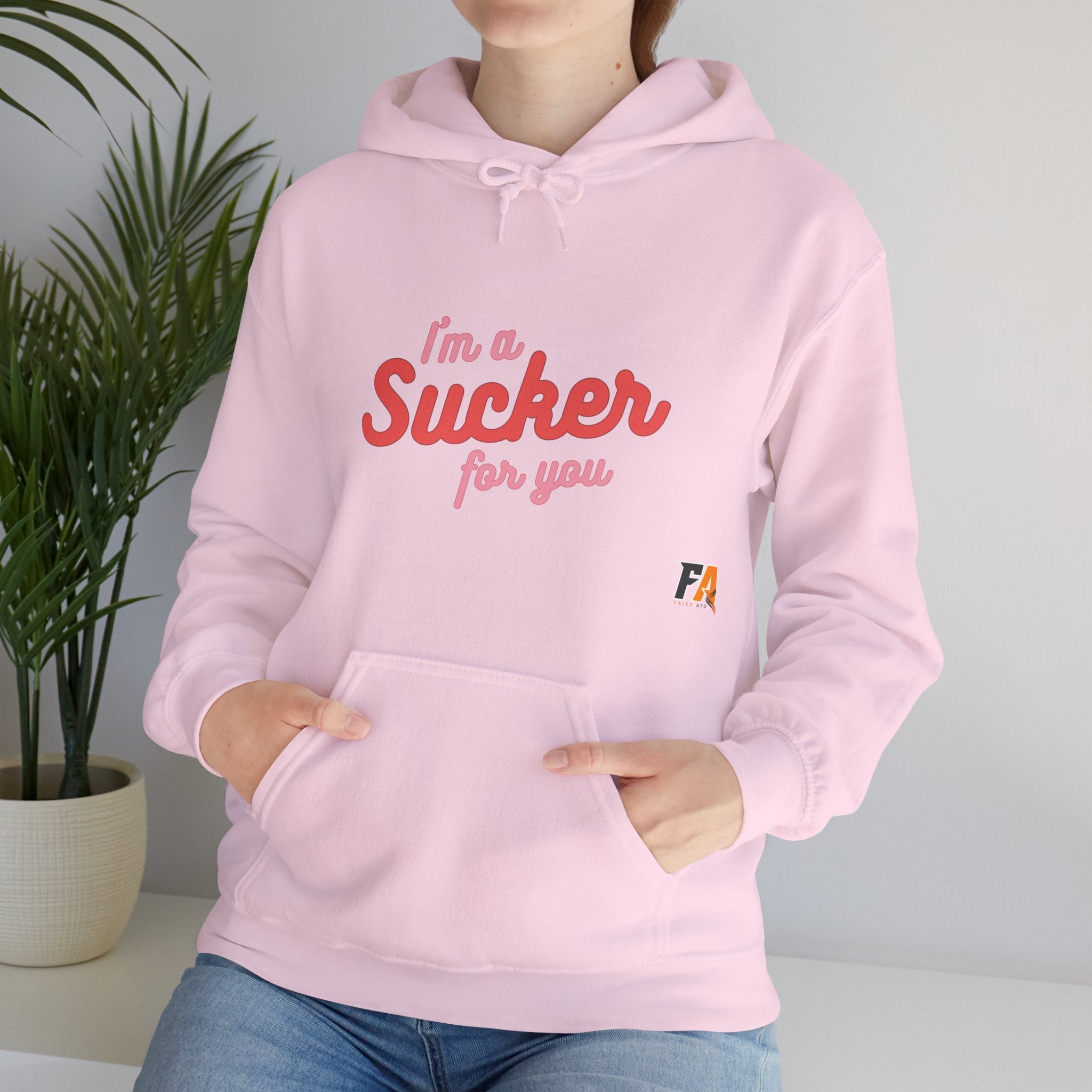 Pink and Red Valentine's Day Quote Hoodie