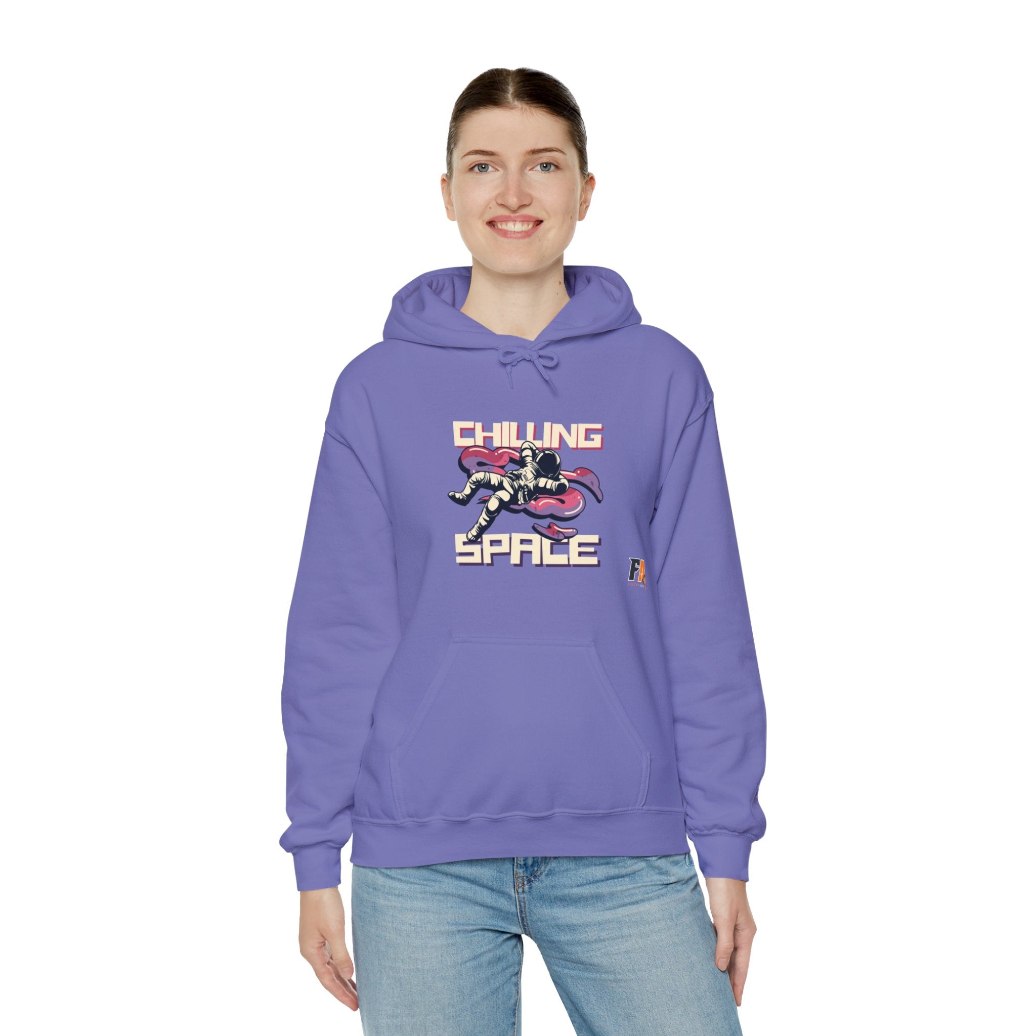 Purpel Pink Galaxy Dark and Trendy Retro Hoodie