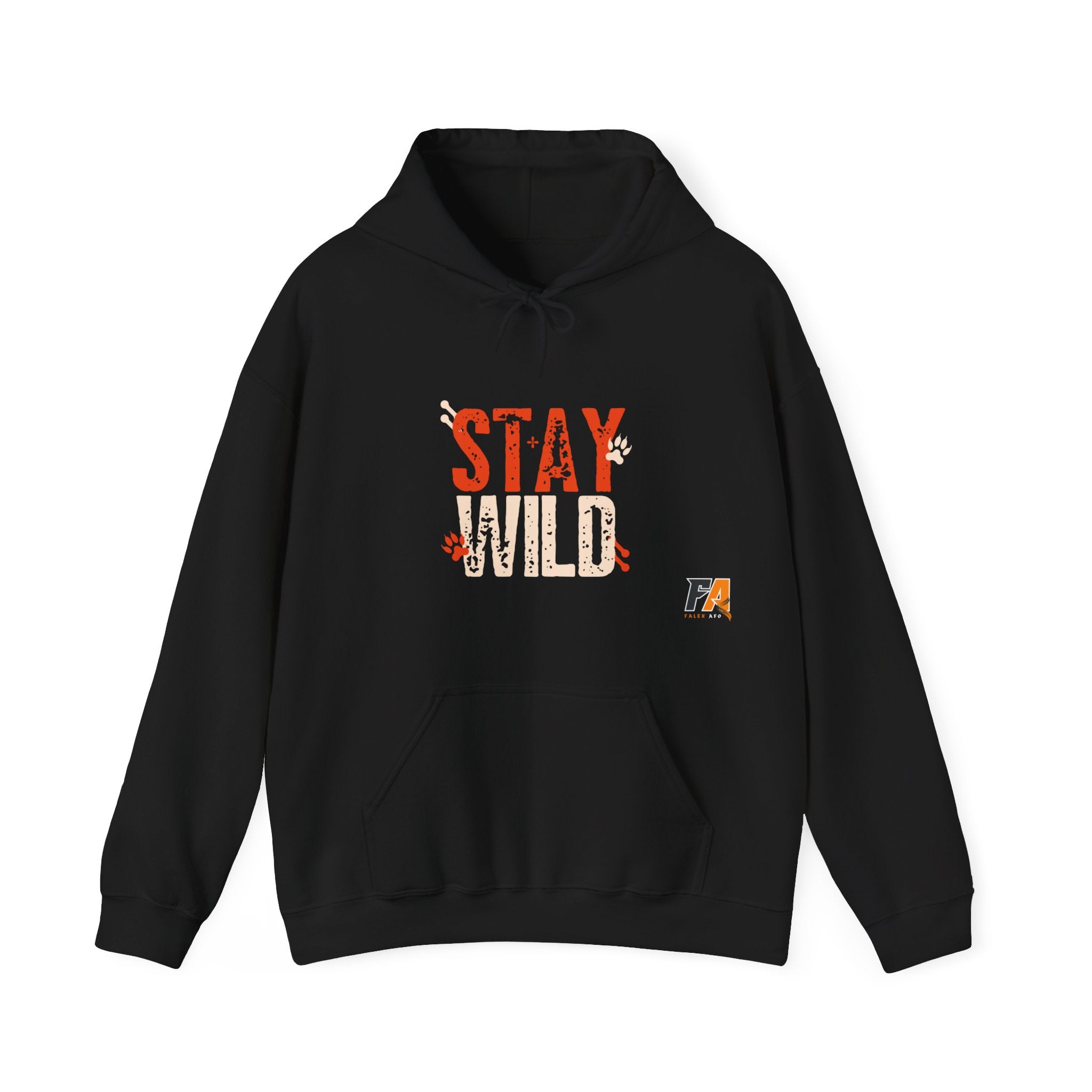 Orange & Cream Bold Stay Wild Hoodie