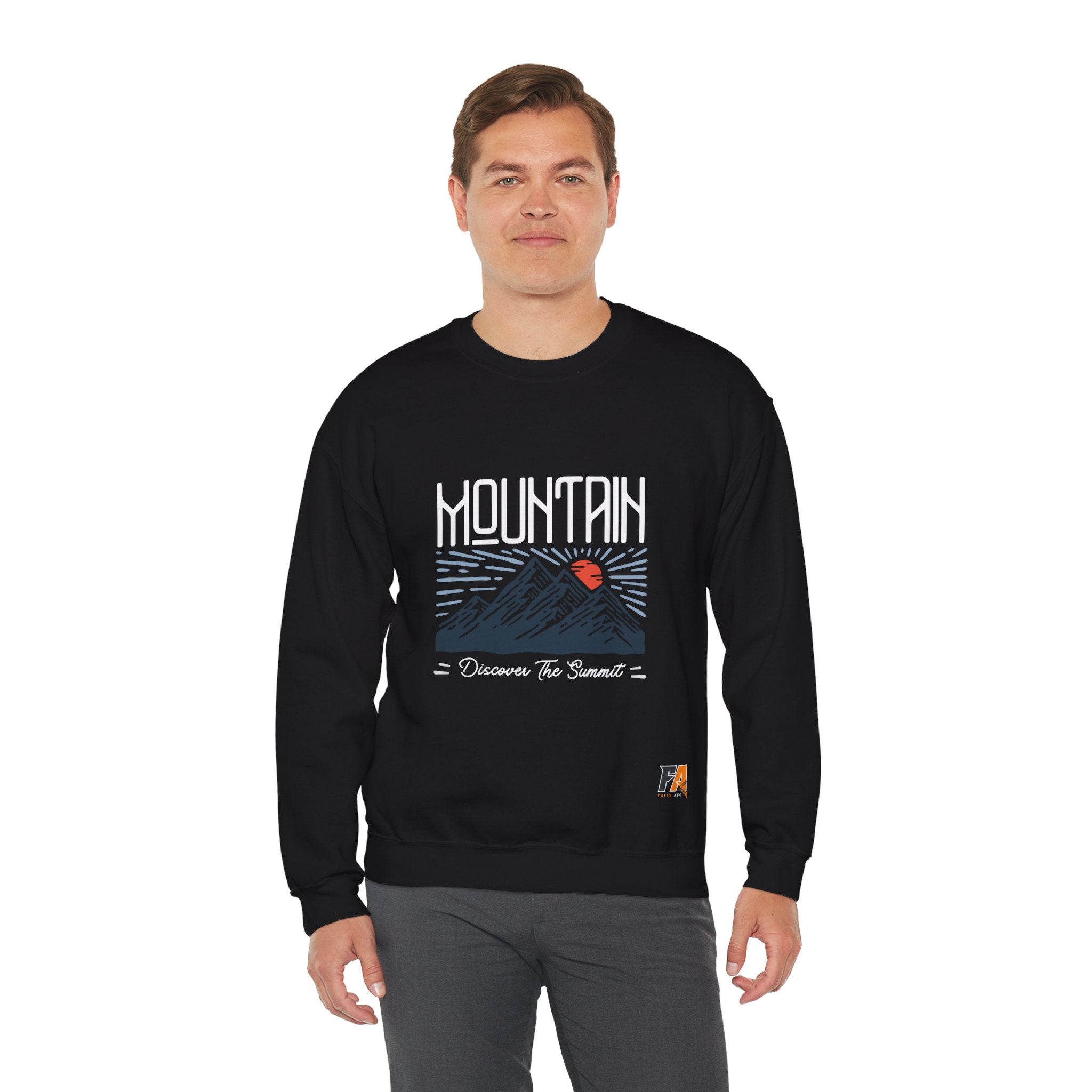 Mountains Geometric Travel Sweatshirt