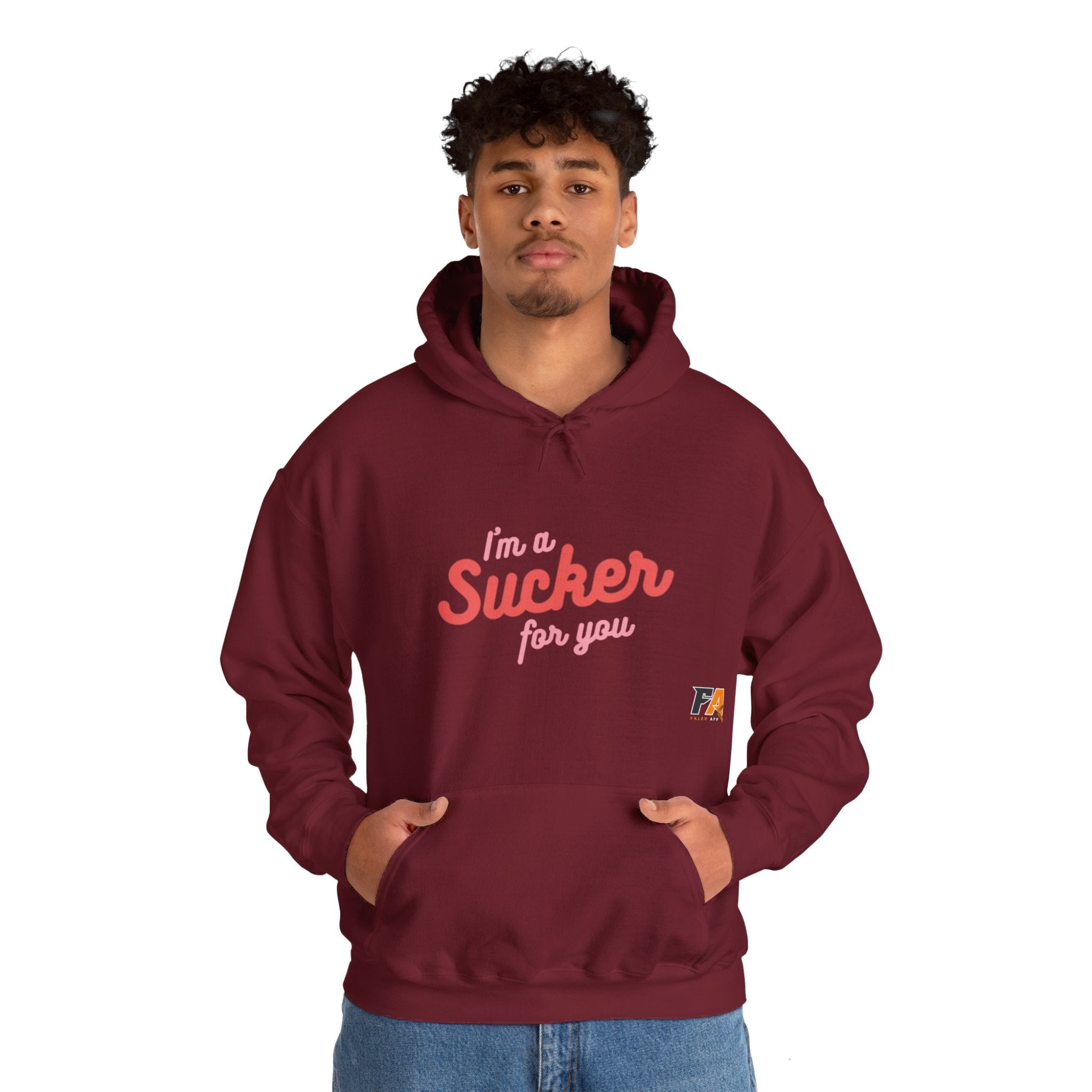 Pink and Red Valentine's Day Quote Hoodie