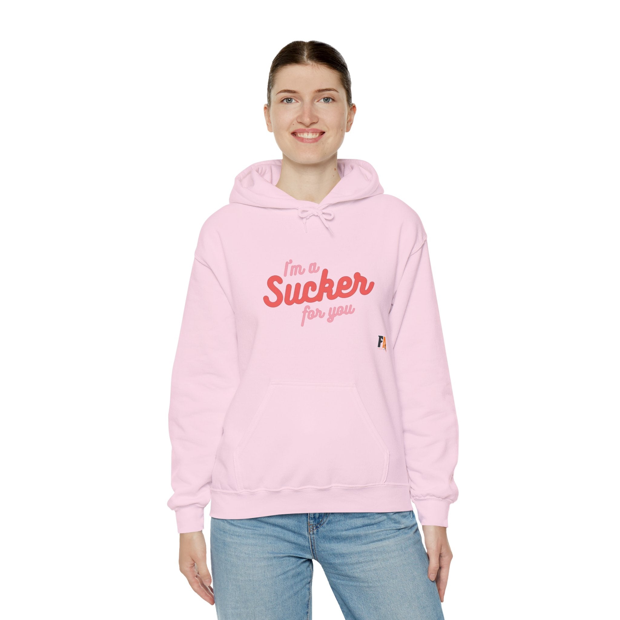 Pink and Red Valentine's Day Quote Hoodie