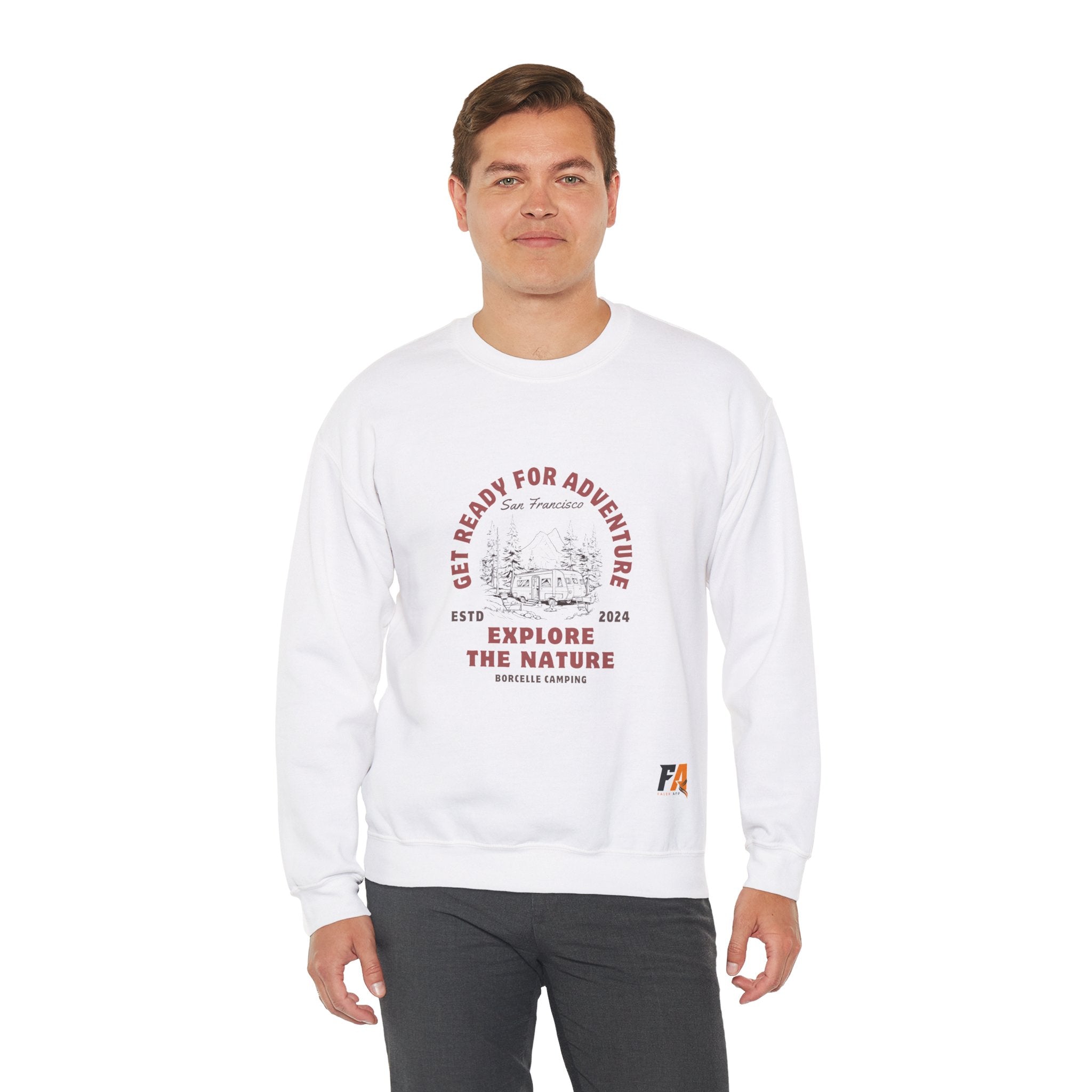 White Simple Quote Sweatshirt